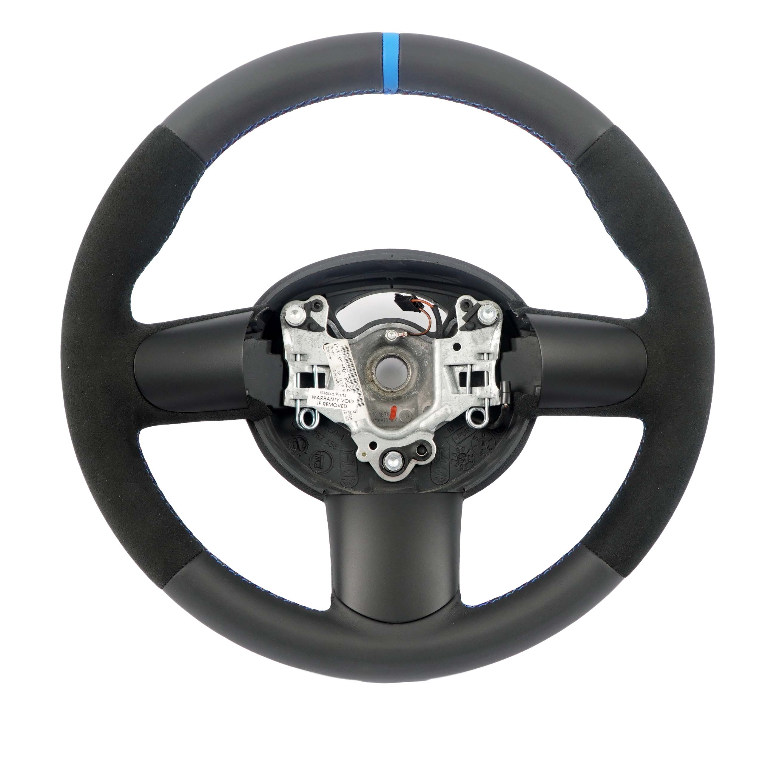 Mini Cooper R50 R52 NEW Black Leather / Alcantara Sport Steering Wheel 6762457