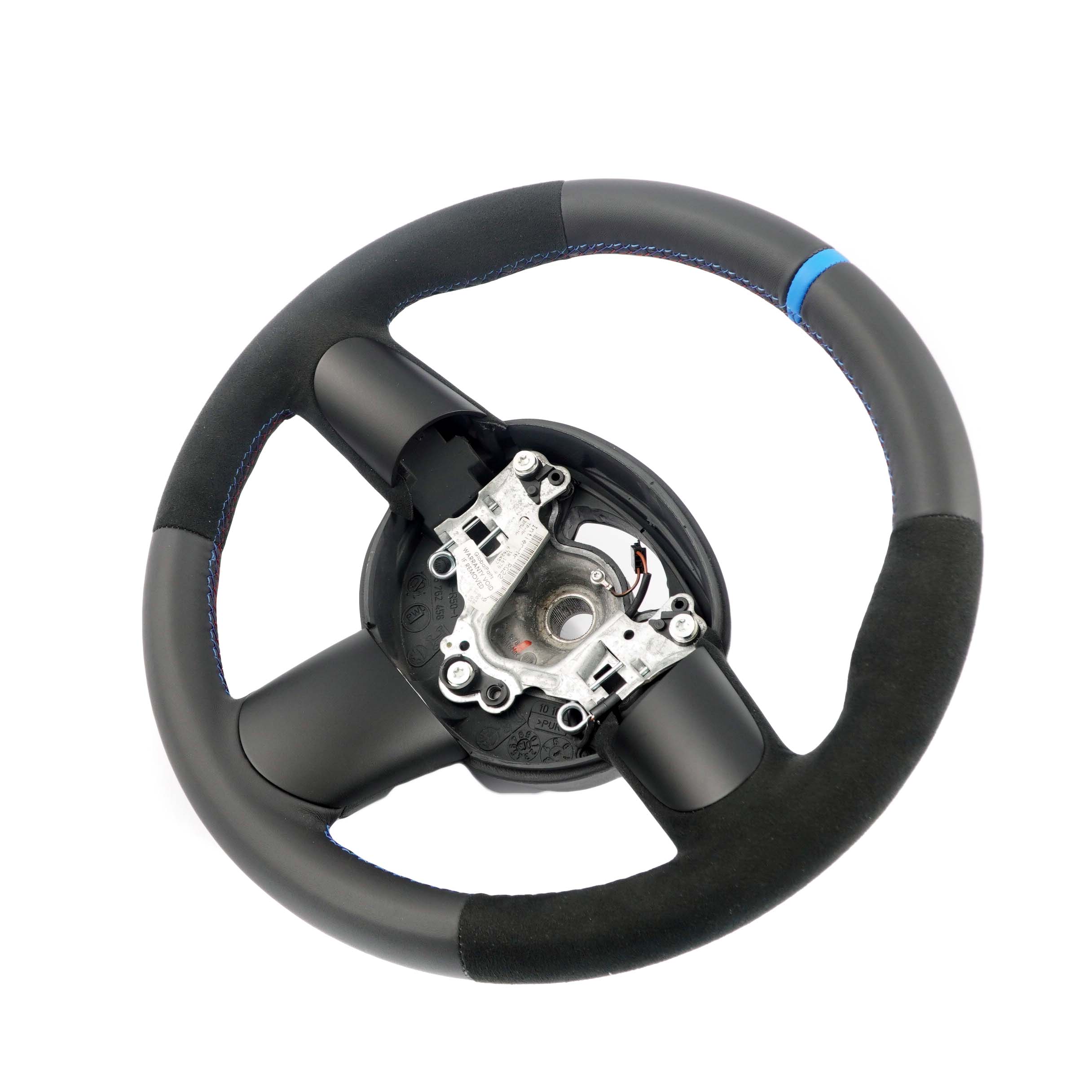 Mini Cooper R50 R52 NEW Black Leather / Alcantara Sport Steering Wheel 6762457