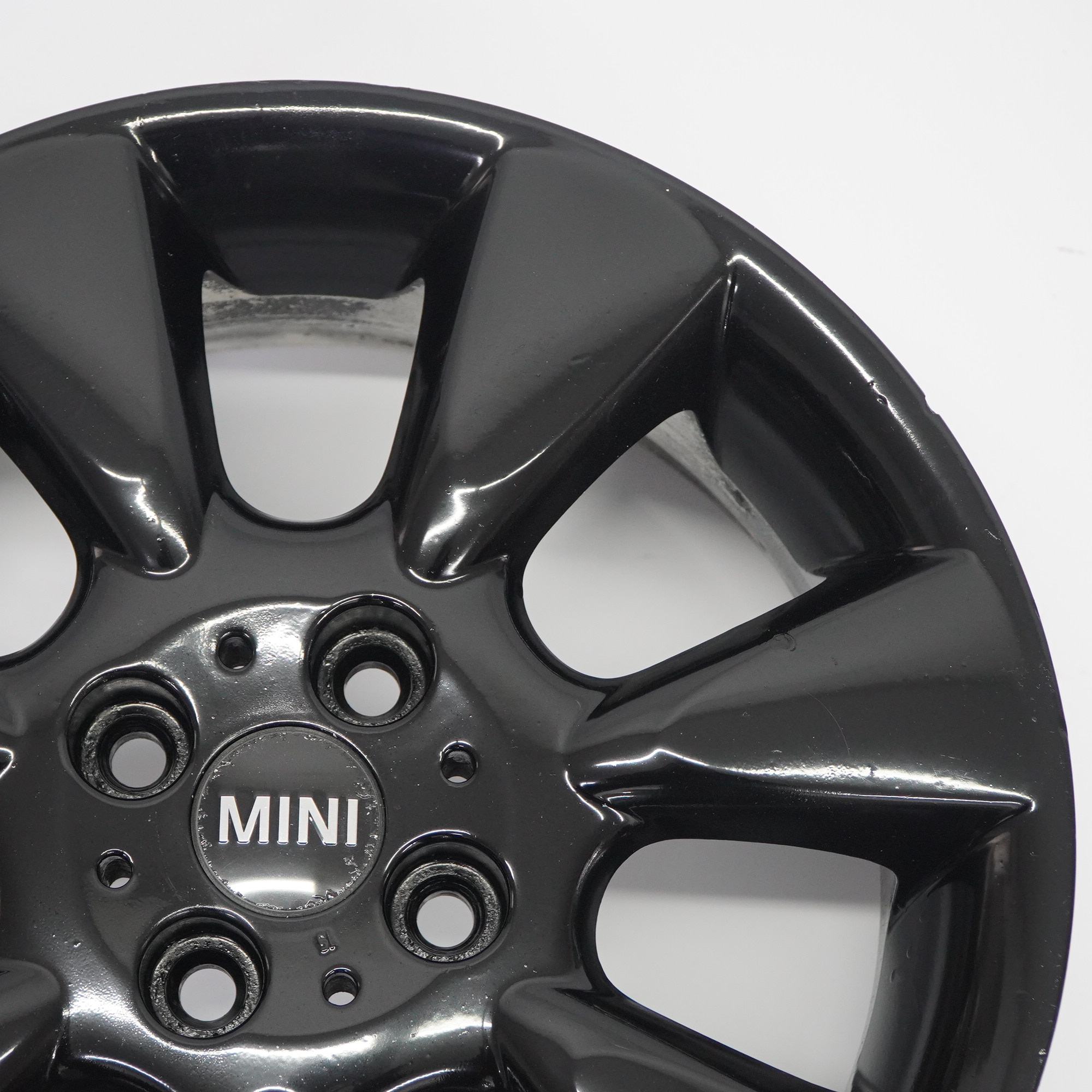 Mini Cooper R50 Schwarz Alufelge Felge 16" 6,5J ET:48 Rad 7 Fin Spoke 92 6763297