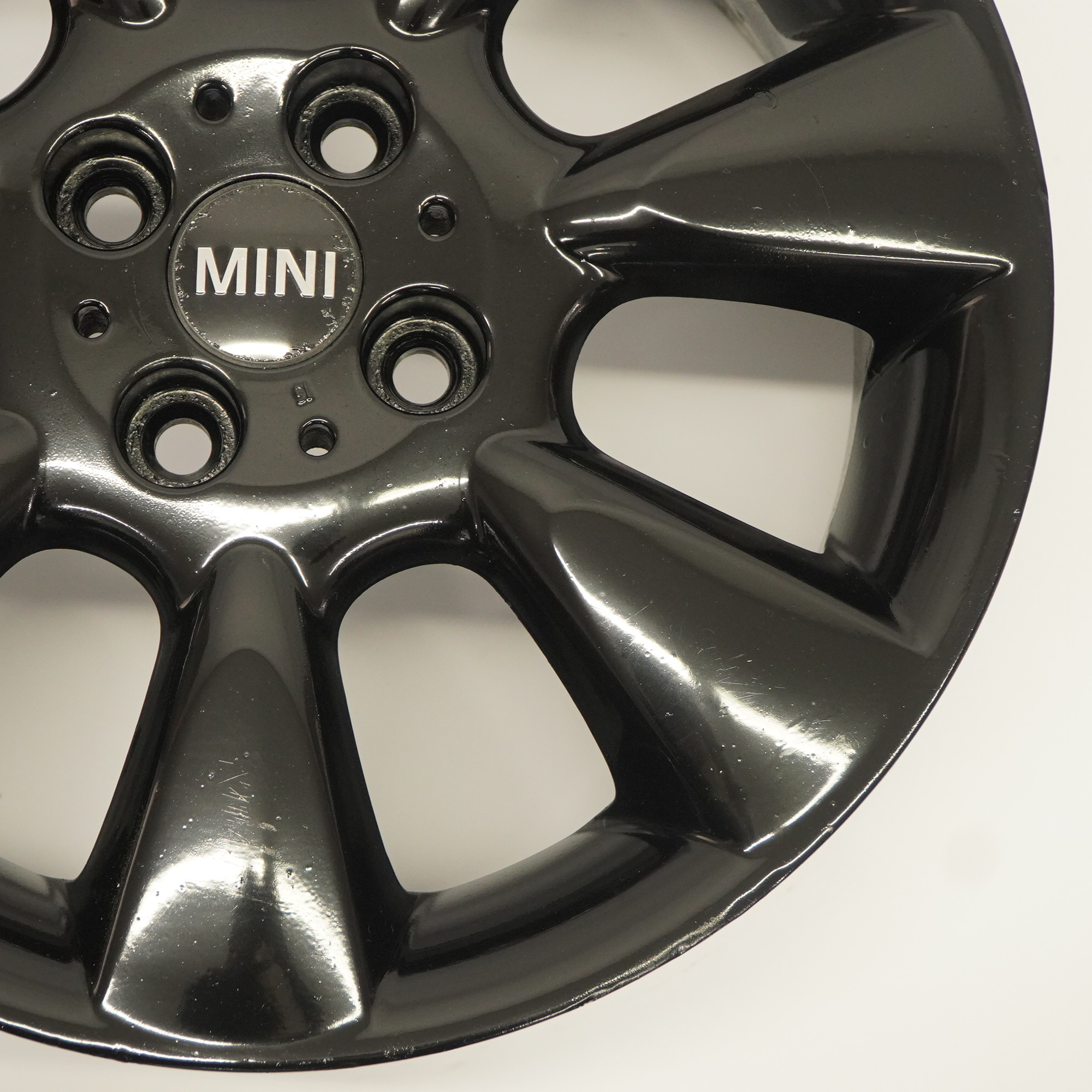 Mini Cooper R50 Schwarz Alufelge Felge 16" 6,5J ET:48 Rad 7 Fin Spoke 92 6763297