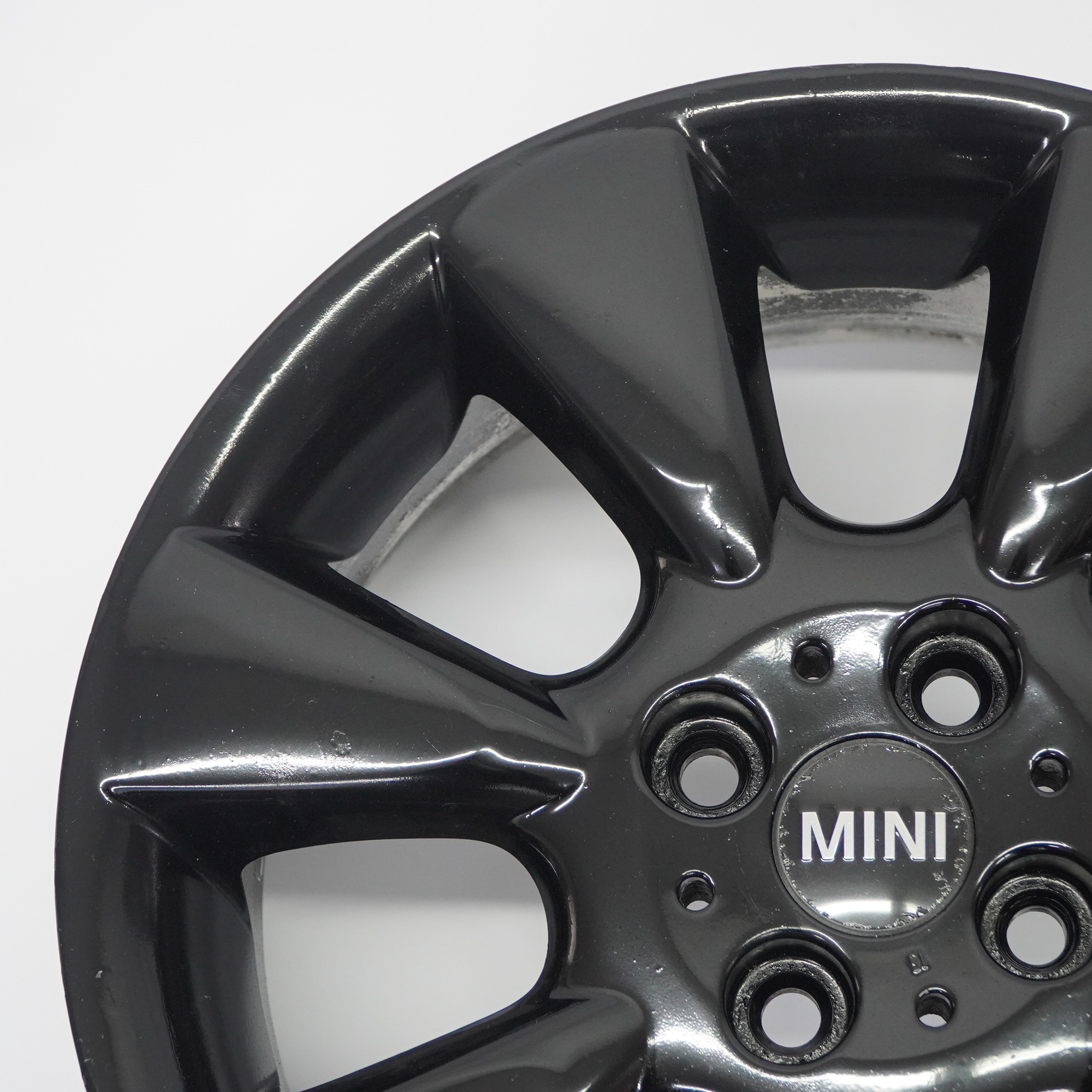 Mini Cooper R50 Schwarz Alufelge Felge 16" 6,5J ET:48 Rad 7 Fin Spoke 92 6763297