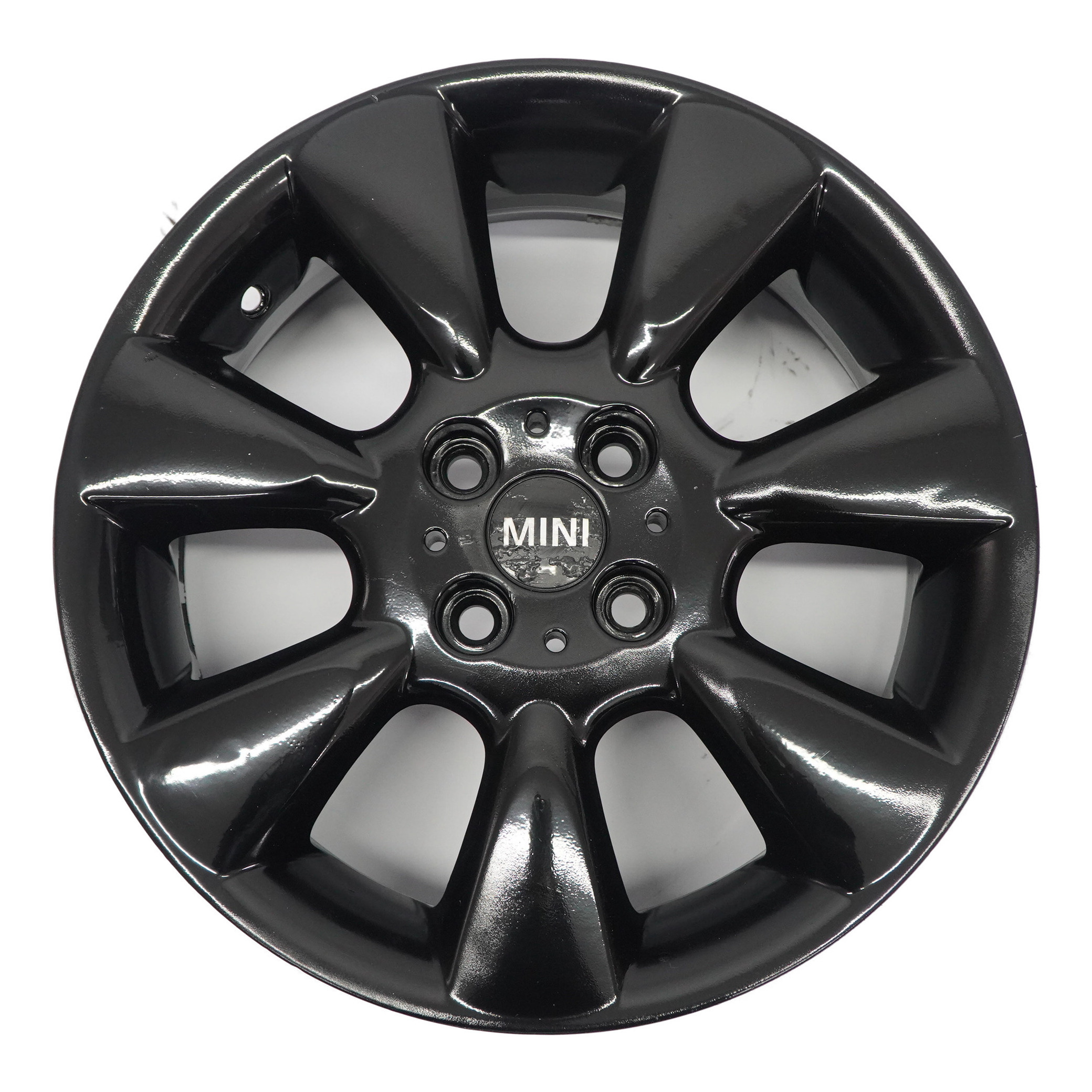 Mini Cooper R50 Schwarz Alufelge Felge 16" 6,5J ET:48 Rad 7 Fin Spoke 92 6763297