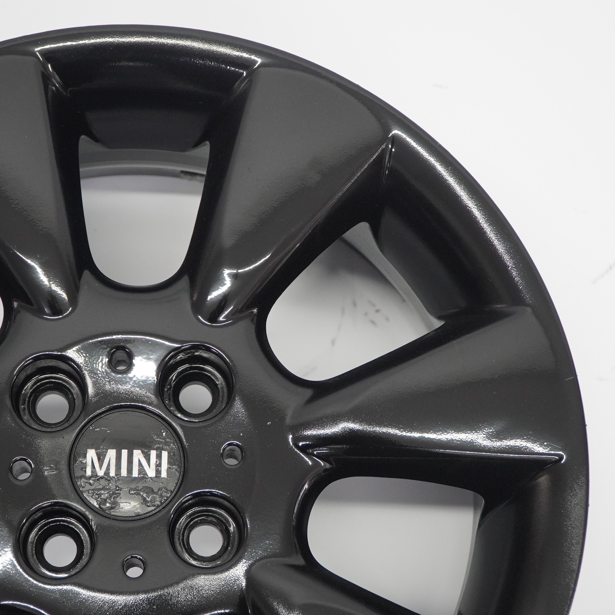 Mini Cooper R50 Schwarz Alufelge Felge 16" 6,5J ET:48 Rad 7 Fin Spoke 92 6763297