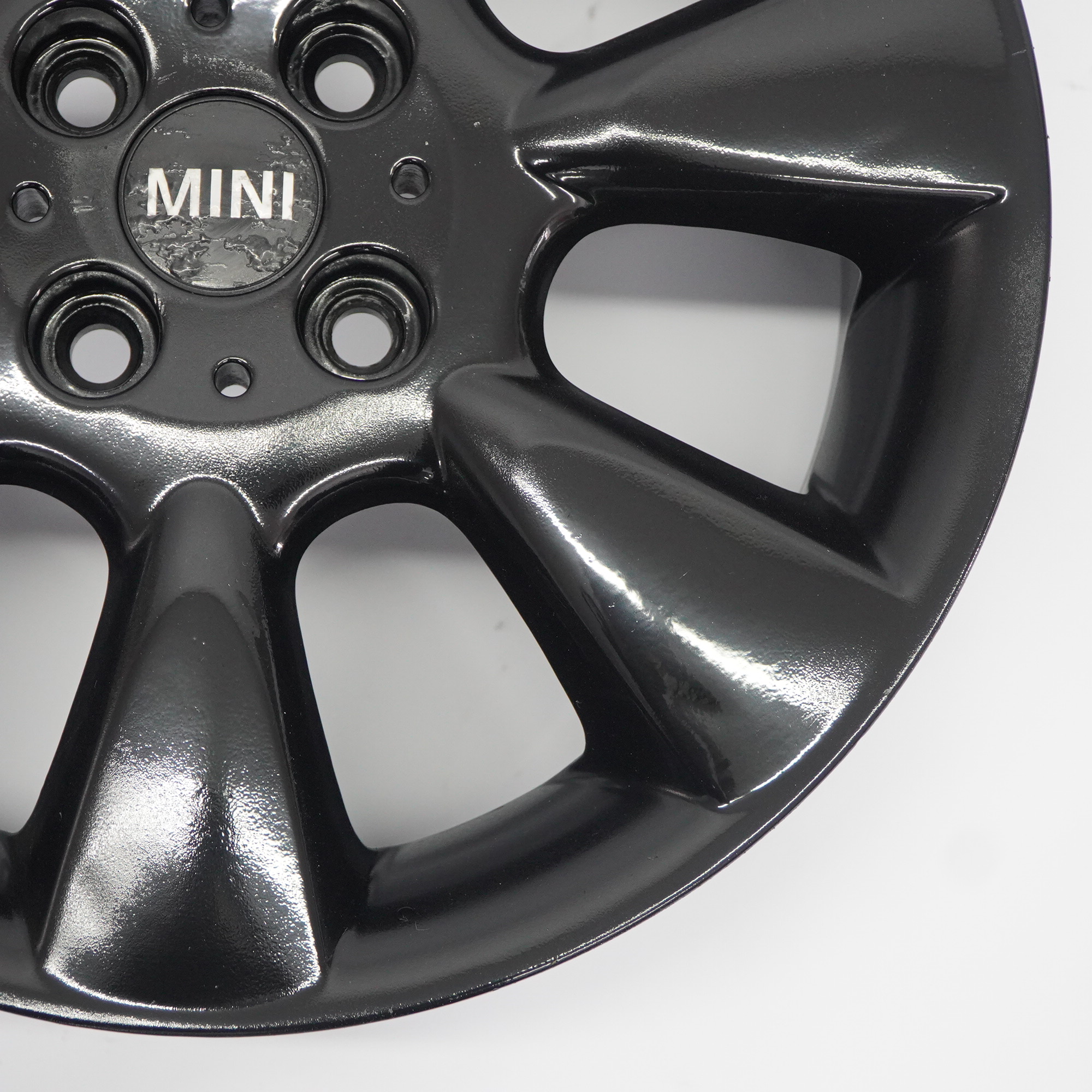 Mini Cooper R50 Schwarz Alufelge Felge 16" 6,5J ET:48 Rad 7 Fin Spoke 92 6763297