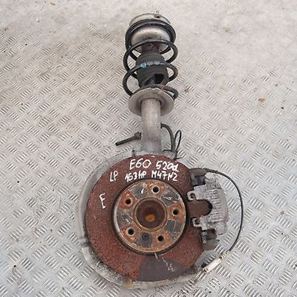 BMW 5 er E60 520d M47N2 Stoßdämpfer Federbein vorne links Bremssattelgehäuse