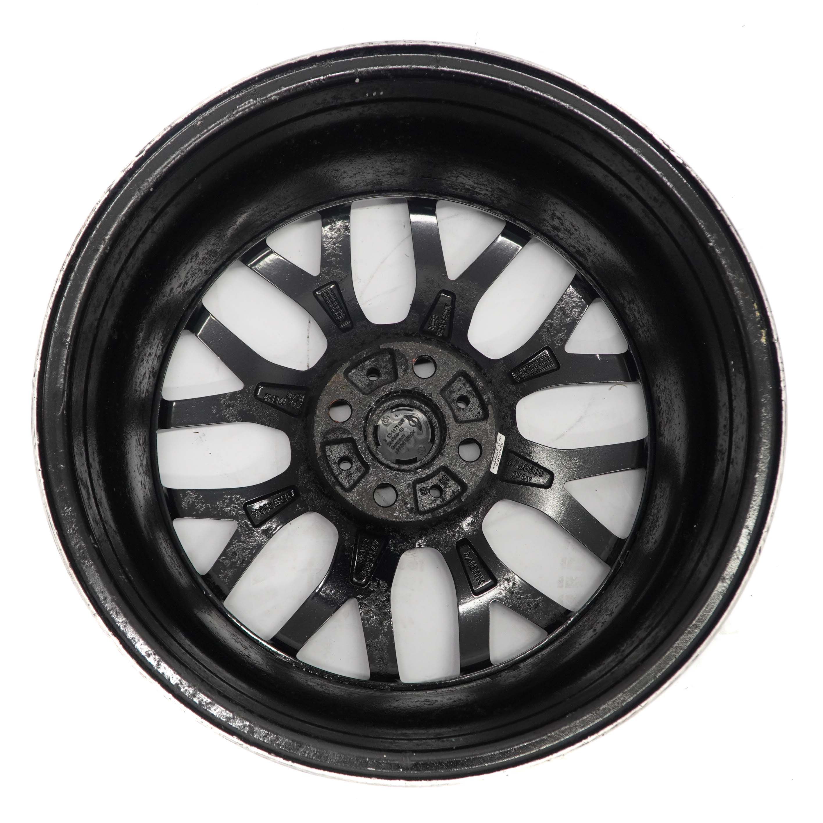 Mini Cooper One R50 R53 Schwarz Alu Felge 17" 7J ET:48 Cross Spoke 6768580