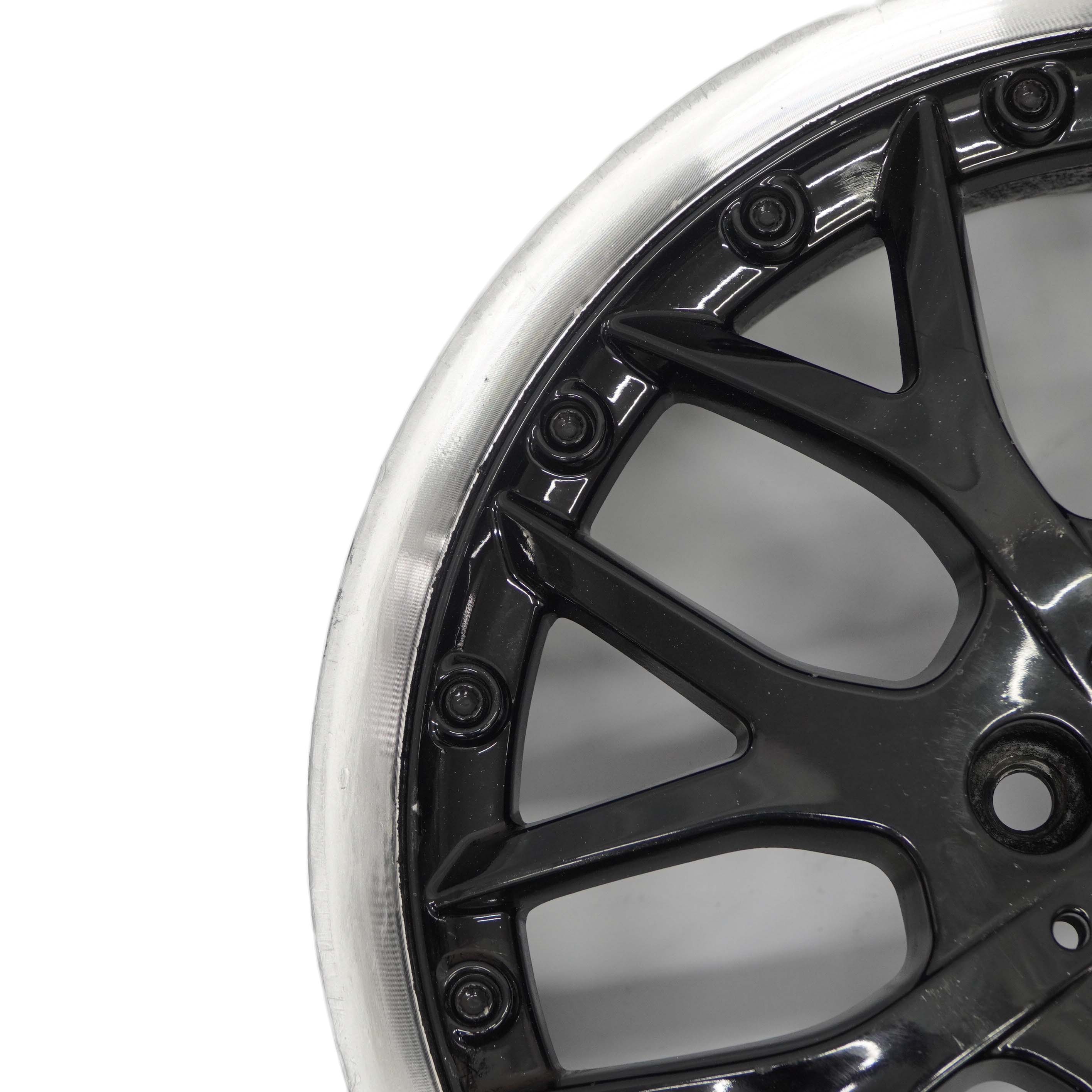 Mini Cooper One R50 R53 Schwarz Alu Felge 17" 7J ET:48 Cross Spoke 6768580