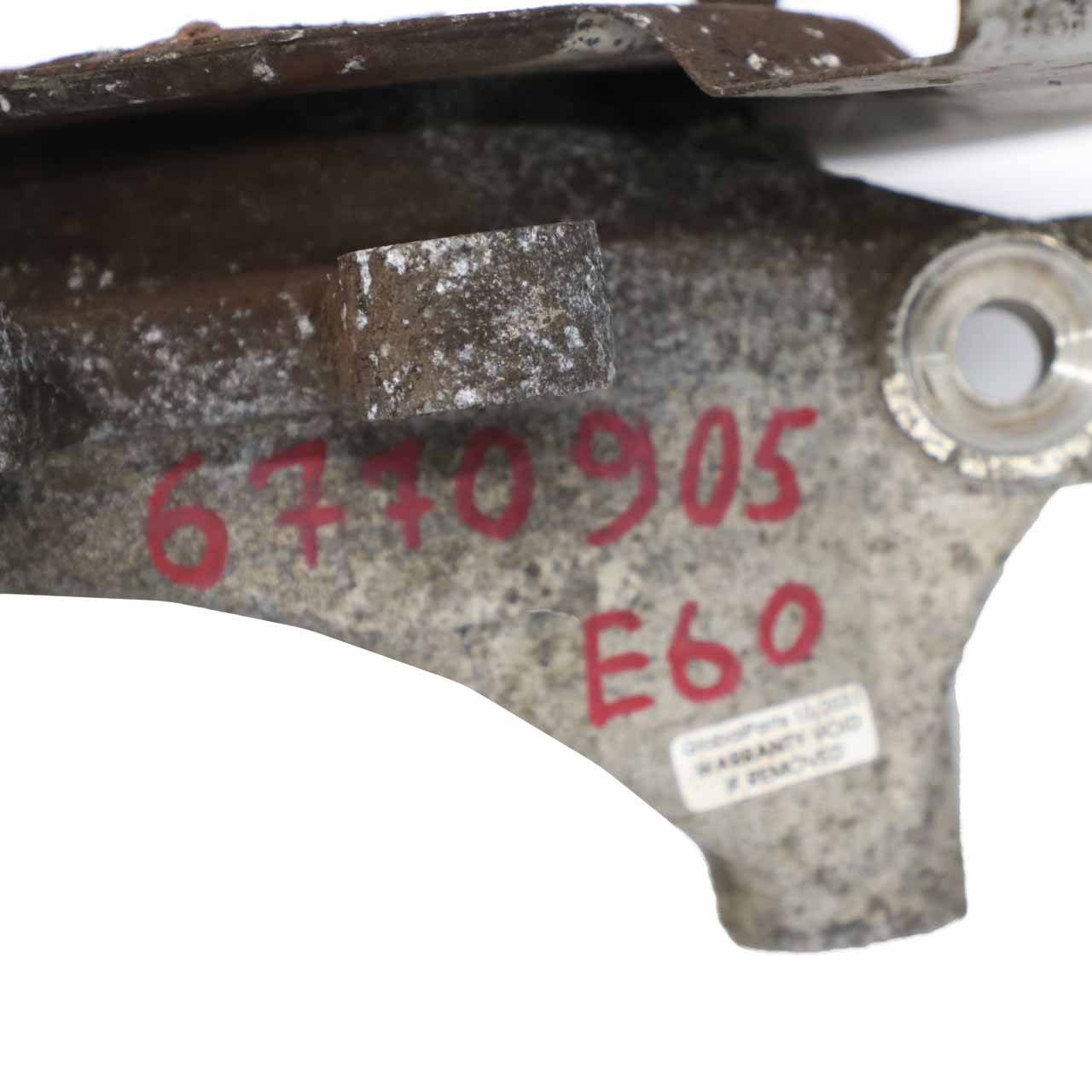 BMW E60 Radträger Aufhängung hinten links Mount Achsschenkel 6770905