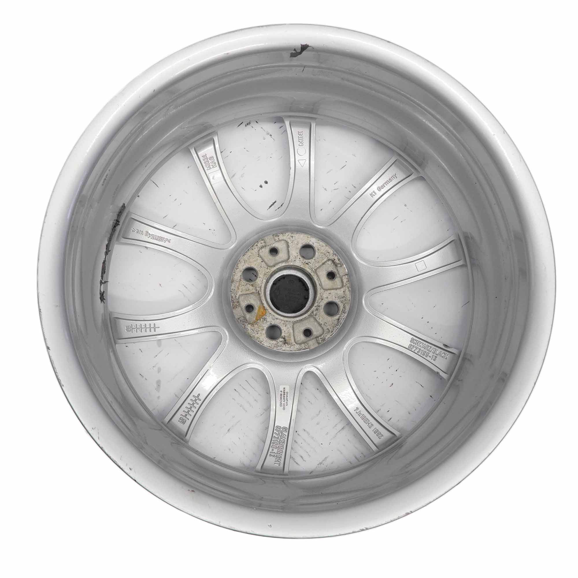 Mini Cooper One R50 R52 R53 Silber Alu Felge 17" 7J ET:48 5 Star Bullet 91