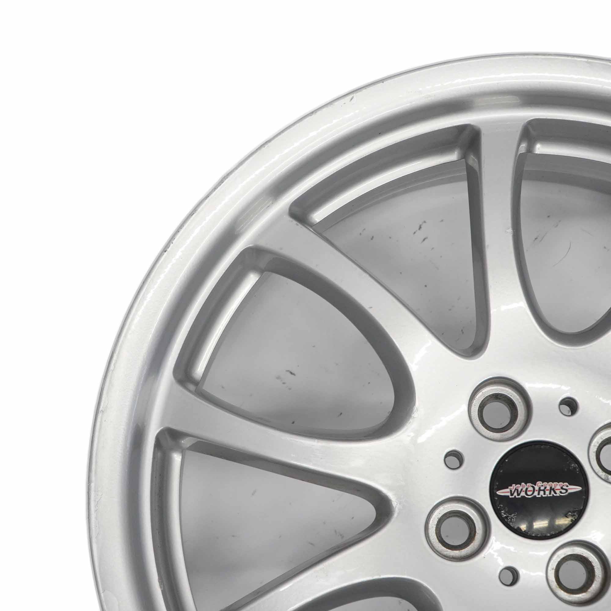 Mini Cooper One R50 R52 R53 Silber Alu Felge 17" 7J ET:48 5 Star Bullet 91