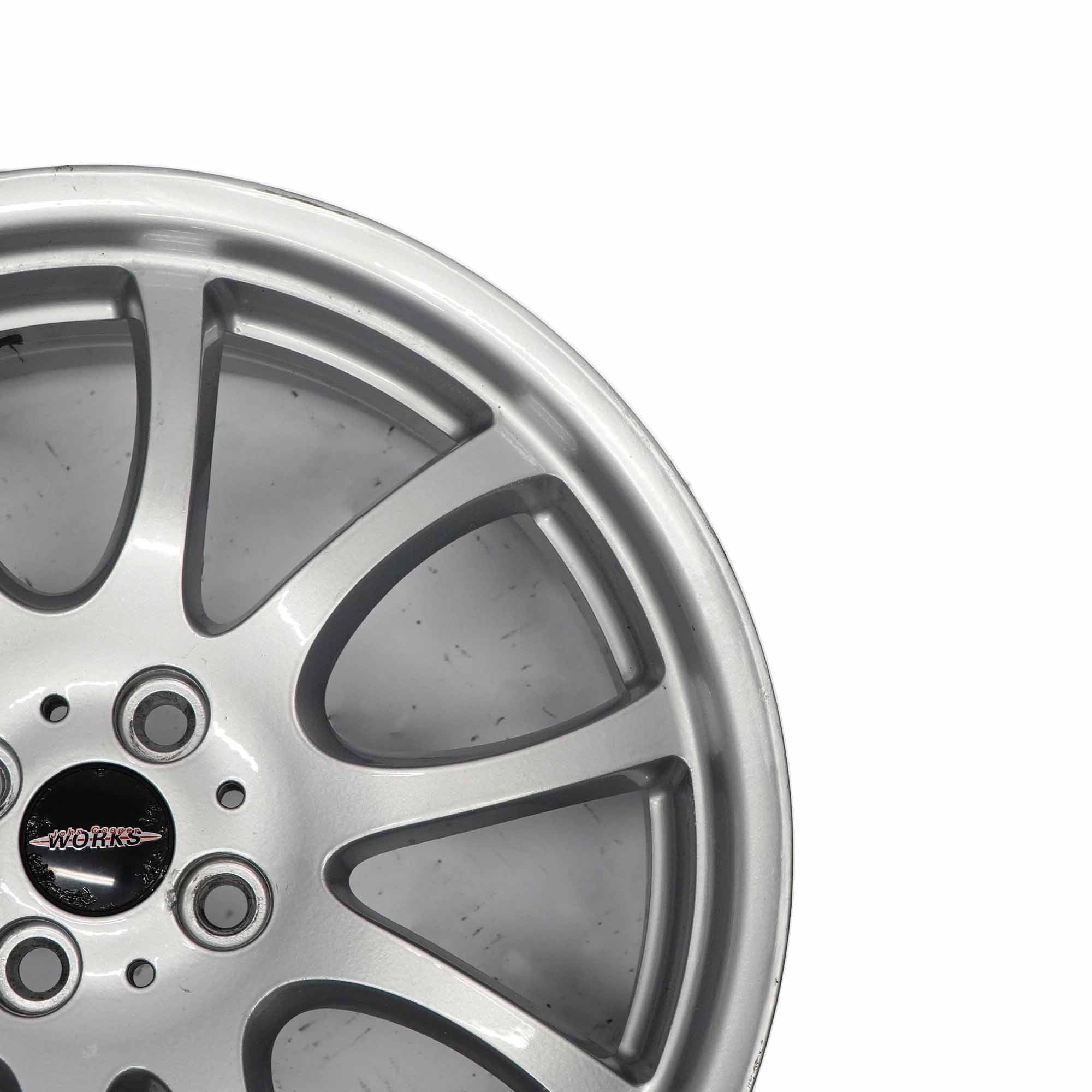 Mini Cooper One R50 R52 R53 Silber Alu Felge 17" 7J ET:48 5 Star Bullet 91