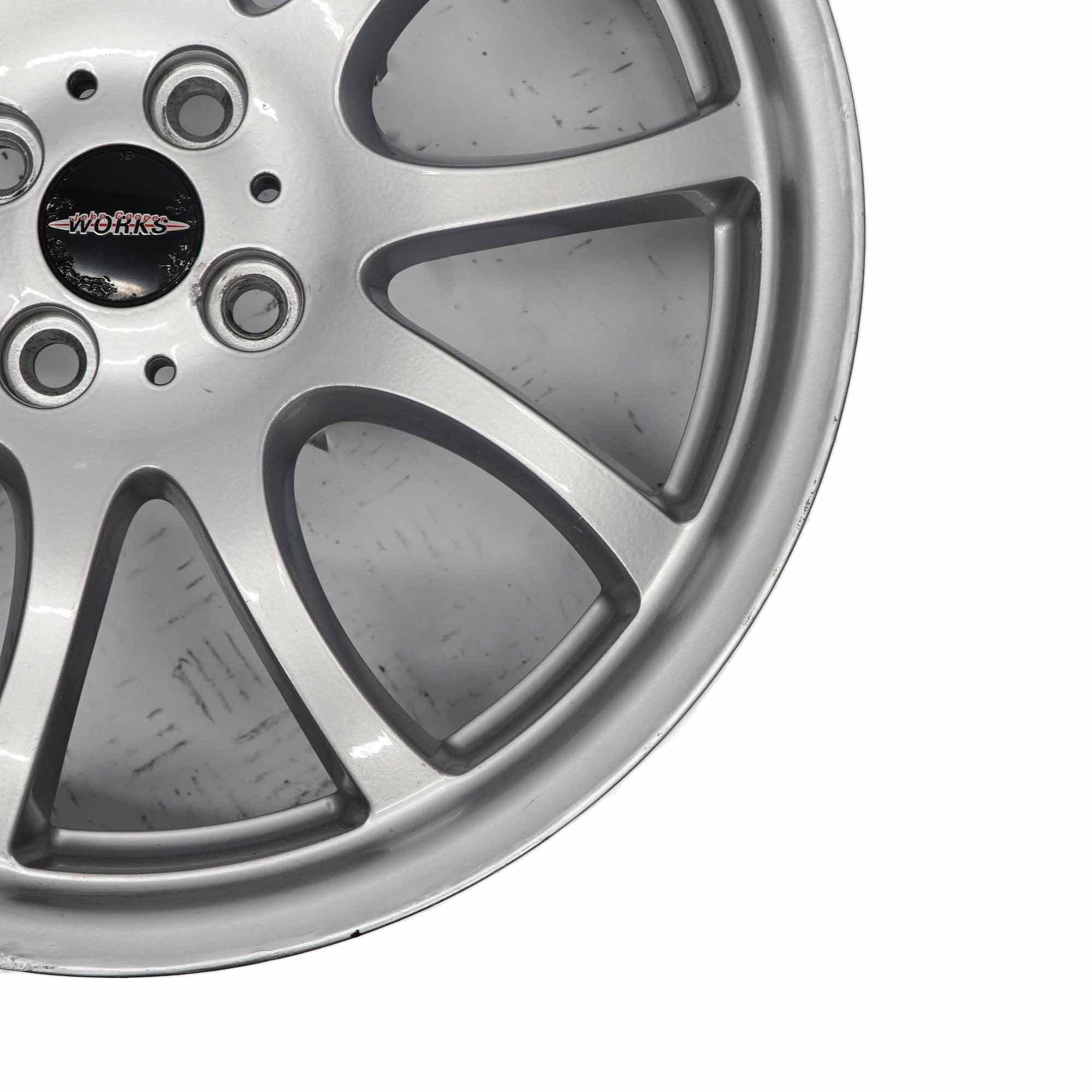 Mini Cooper One R50 R52 R53 Silber Alu Felge 17" 7J ET:48 5 Star Bullet 91