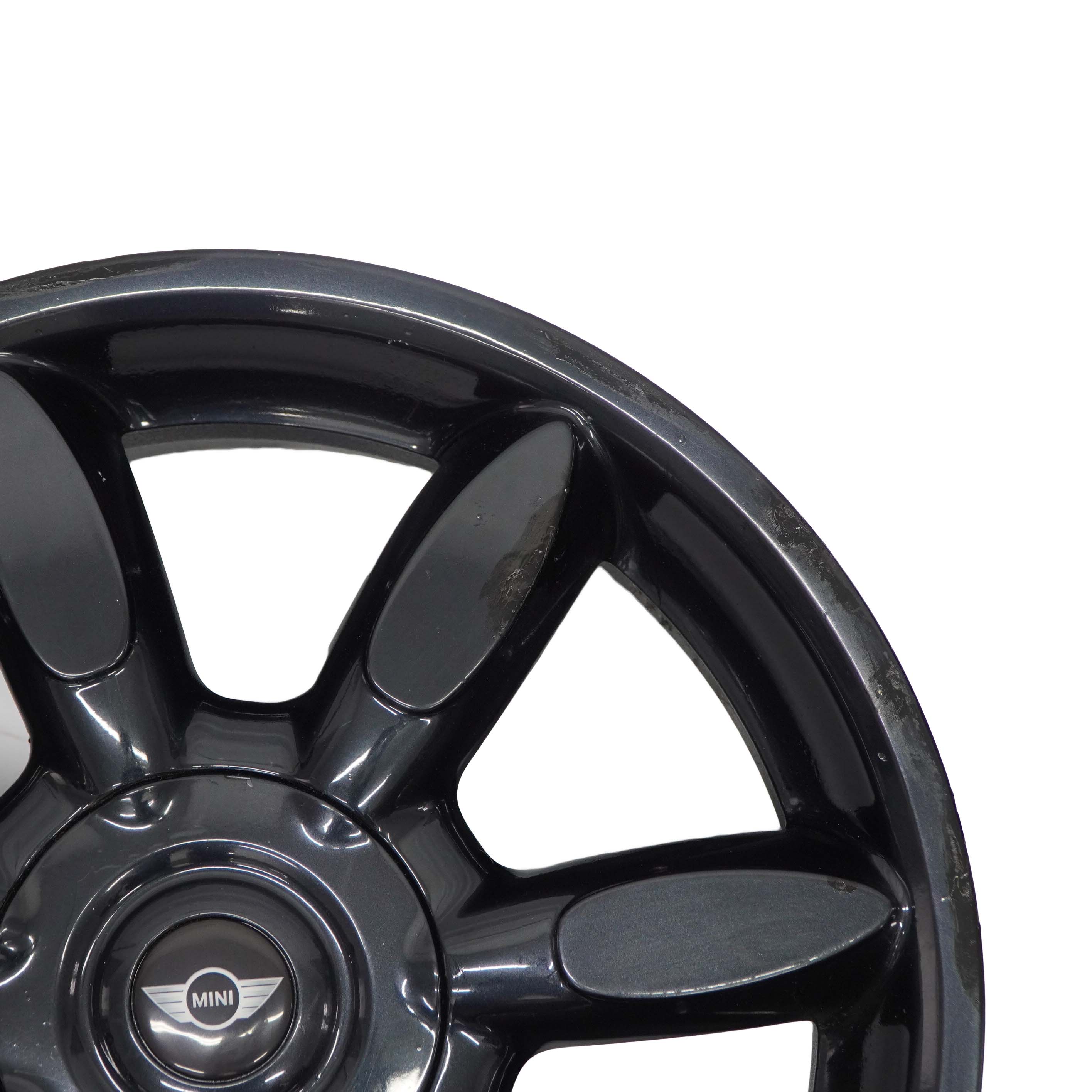 Mini Cooper One R50 R56 Alu Felge 17" 7J ET:48 Night Spoke 106 Glanzgedreht