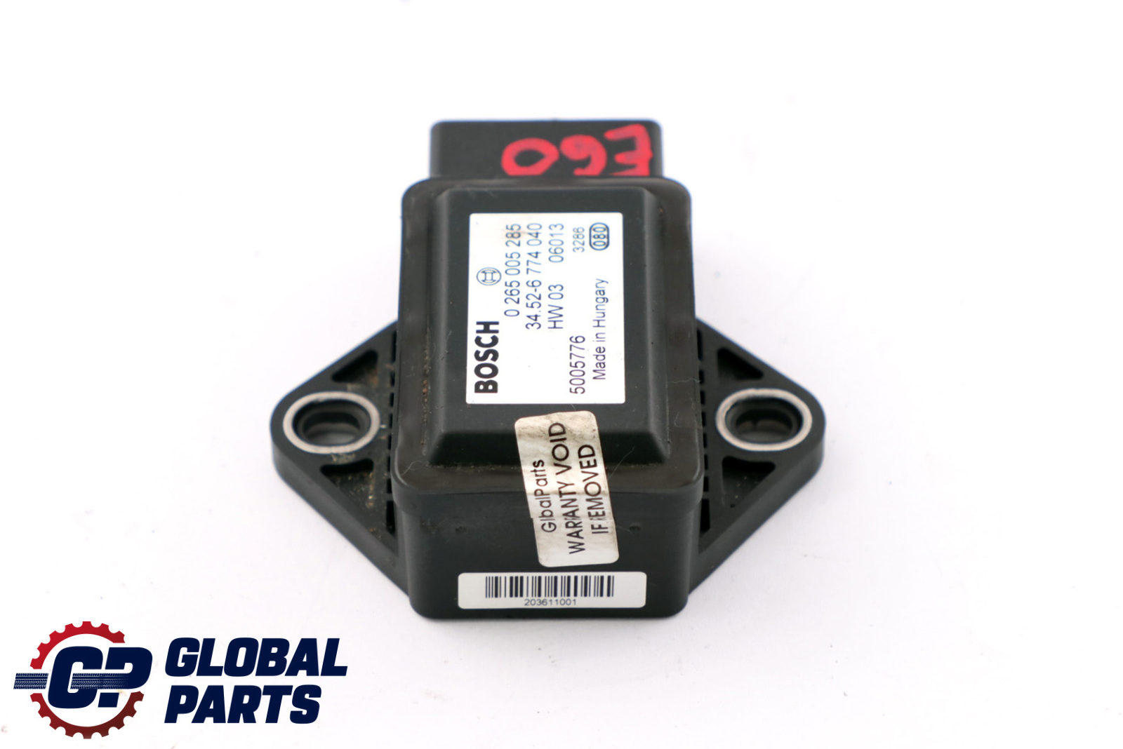 *BMW 5 7 X3 X5 er E53 E60 E61 E65 E83 Drehratensensor Geschwindigkeitssensor