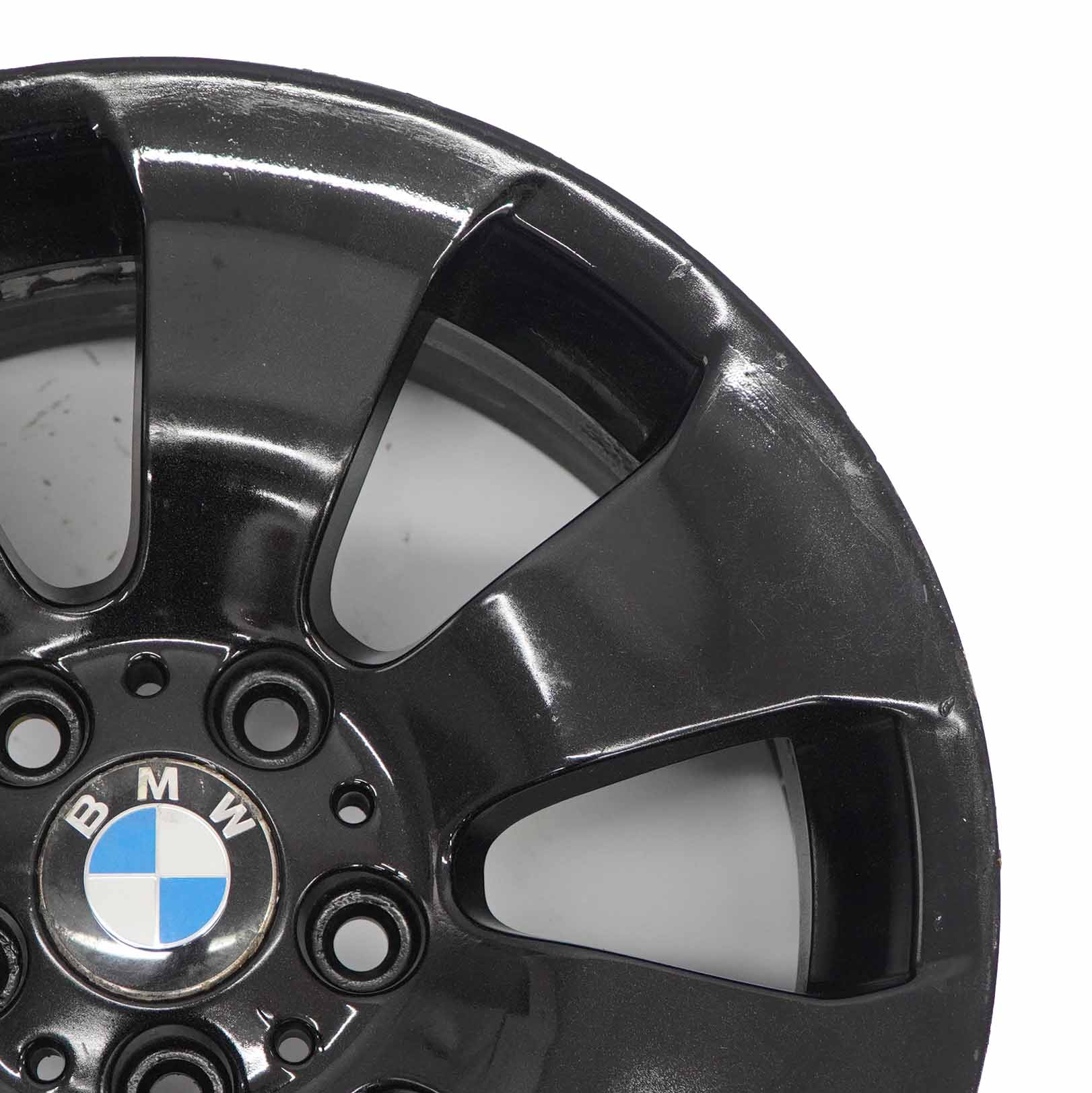 BMW 3 Reihe E90 E91 E92 Schwarz Alu Felge Alufelge 17" 8J ET:34 6775596