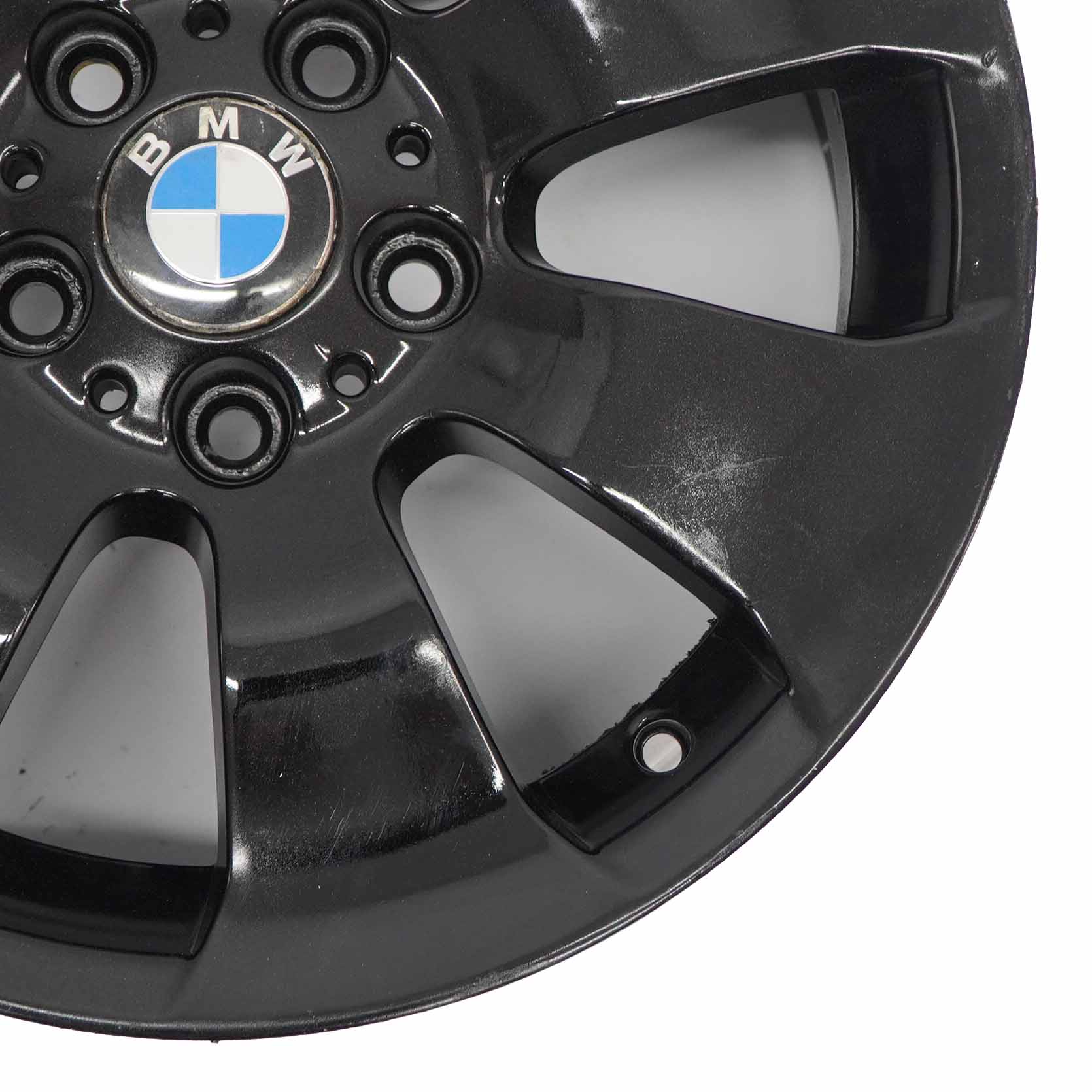 BMW 3 Reihe E90 E91 E92 Schwarz Alu Felge Alufelge 17" 8J ET:34 6775596