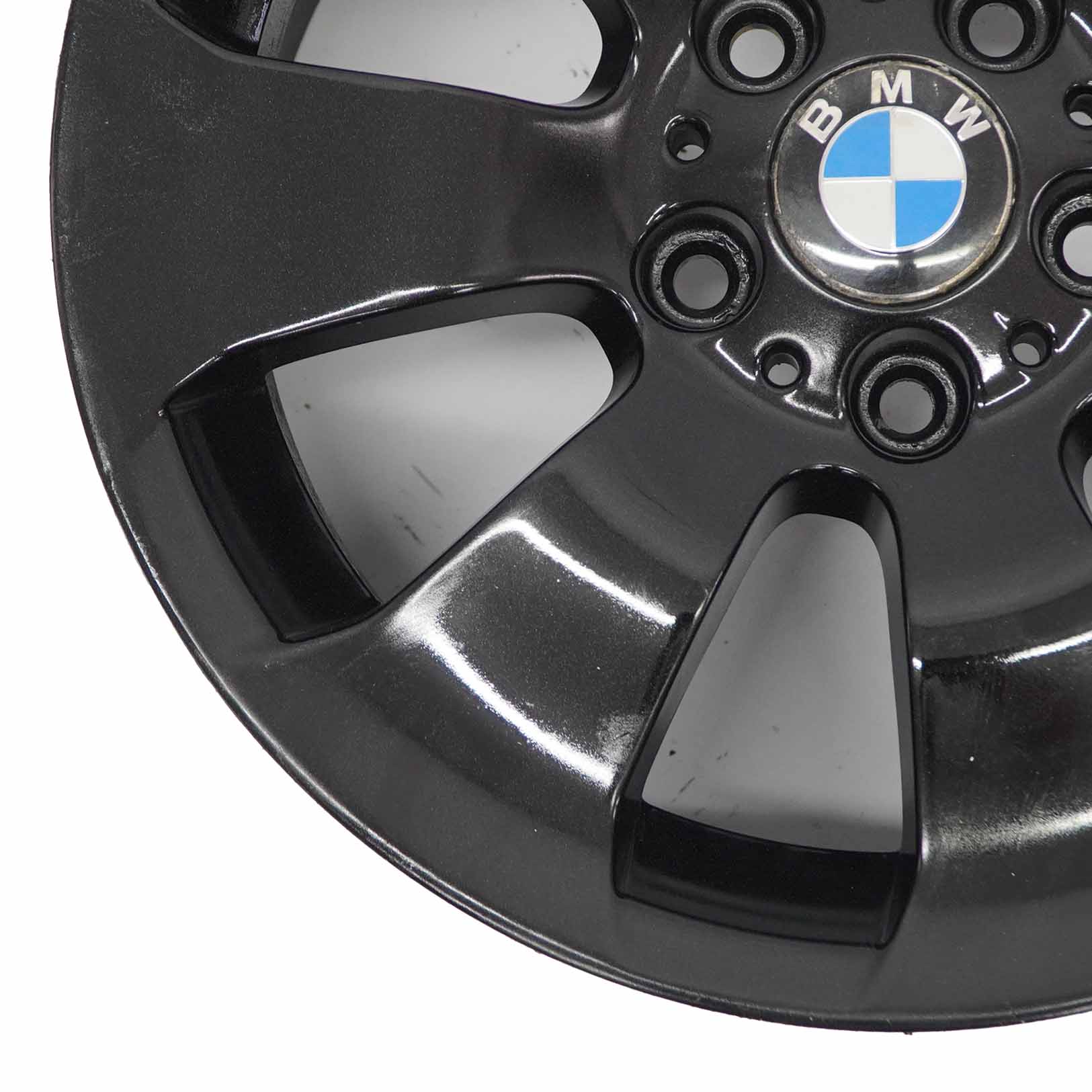 BMW 3 Reihe E90 E91 E92 Schwarz Alu Felge Alufelge 17" 8J ET:34 6775596