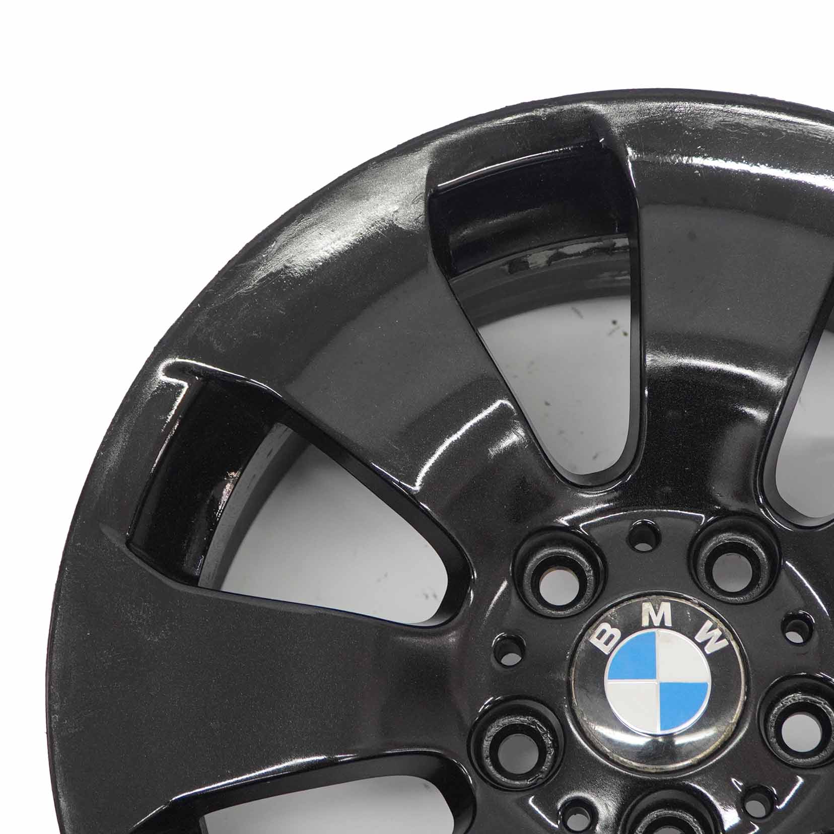 BMW 3 Reihe E90 E91 E92 Schwarz Alu Felge Alufelge 17" 8J ET:34 6775596