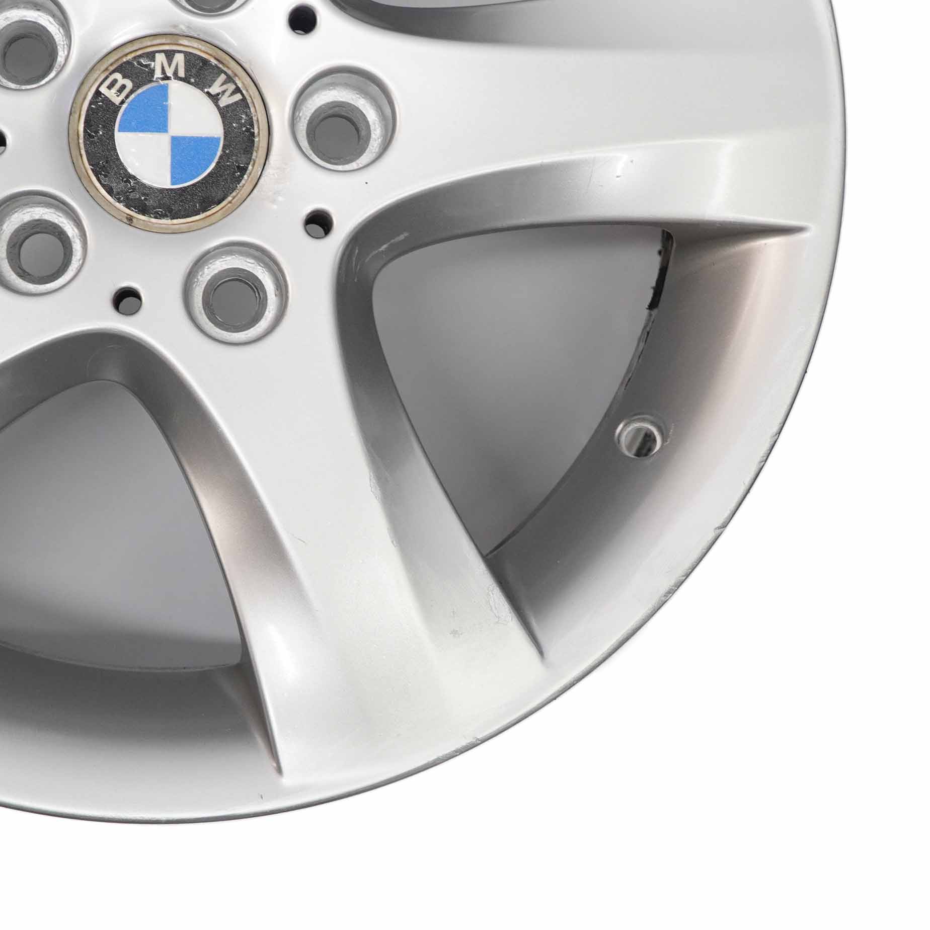 BMW 1 er E81 E82 E87 Silber Alu Felge Alufelge 17" ET:47 7J  Sternspeiche 142