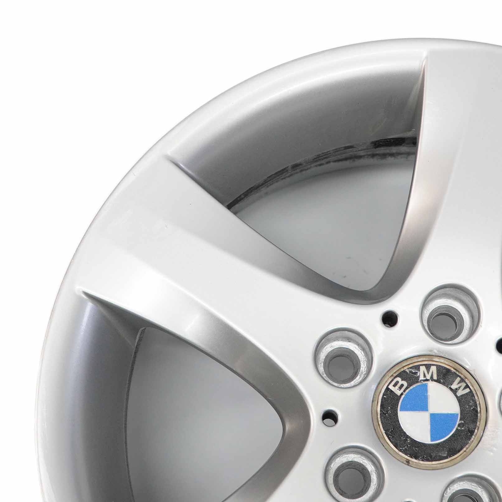 BMW 1 er E81 E82 E87 Silber Alu Felge Alufelge 17" ET:47 7J  Sternspeiche 142