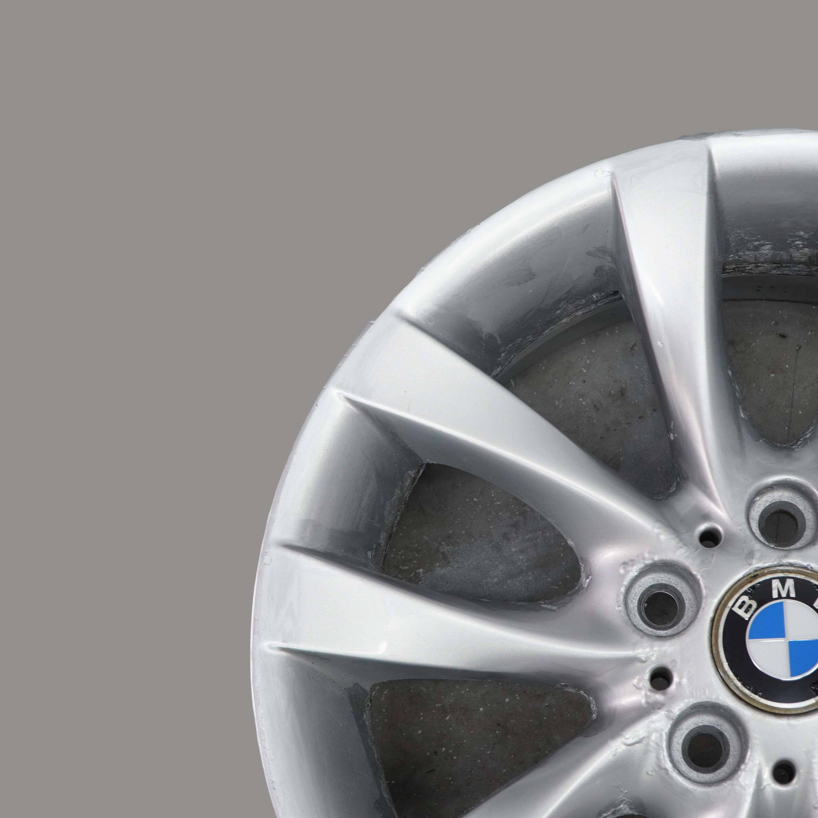 BMW E81 E87 LCI Silber Alu Felge Alufelge 18" V-Speiche 217 7,5J ET:49 6775634