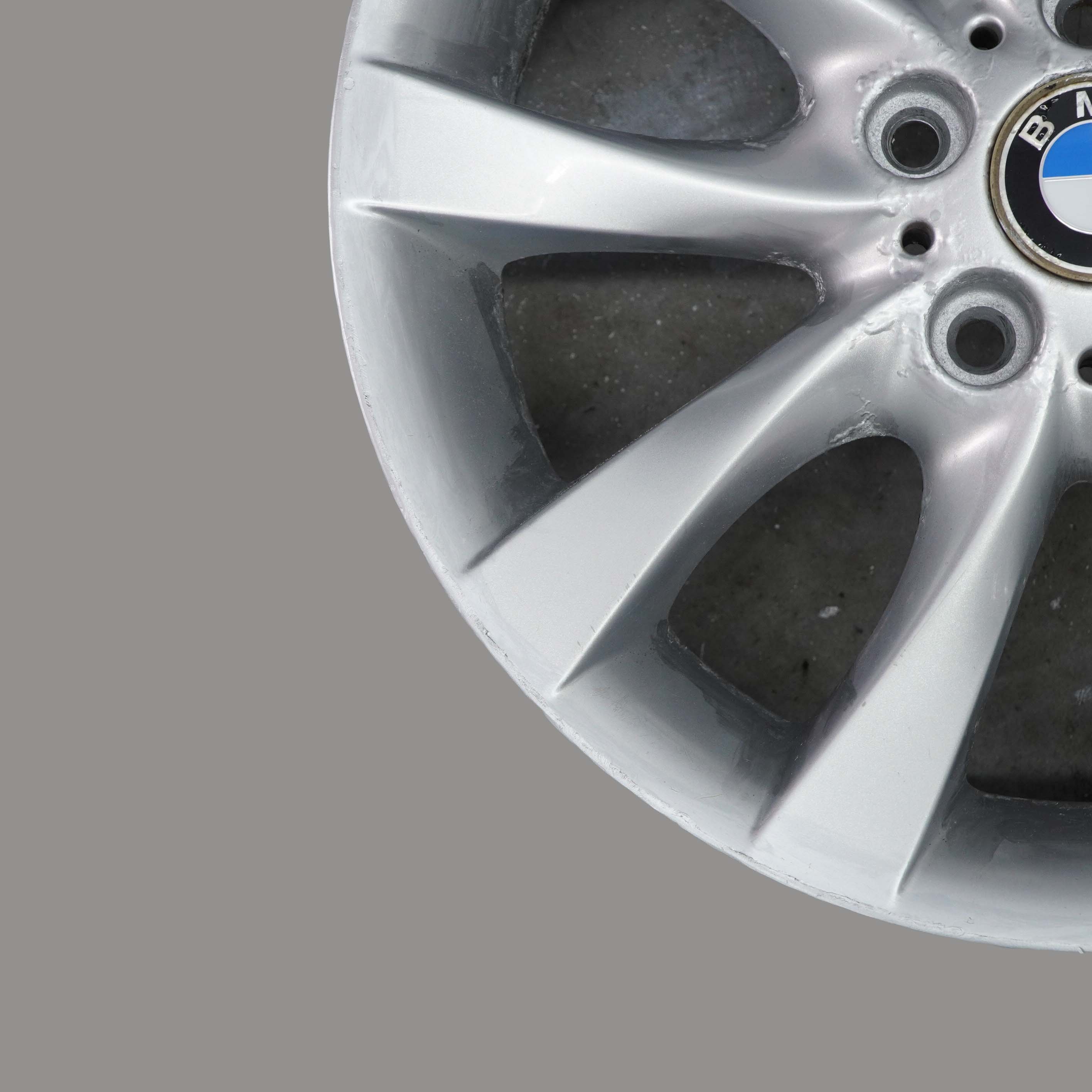 BMW E81 E87 LCI Silber Alu Felge Alufelge 18" V-Speiche 217 7,5J ET:49 6775634