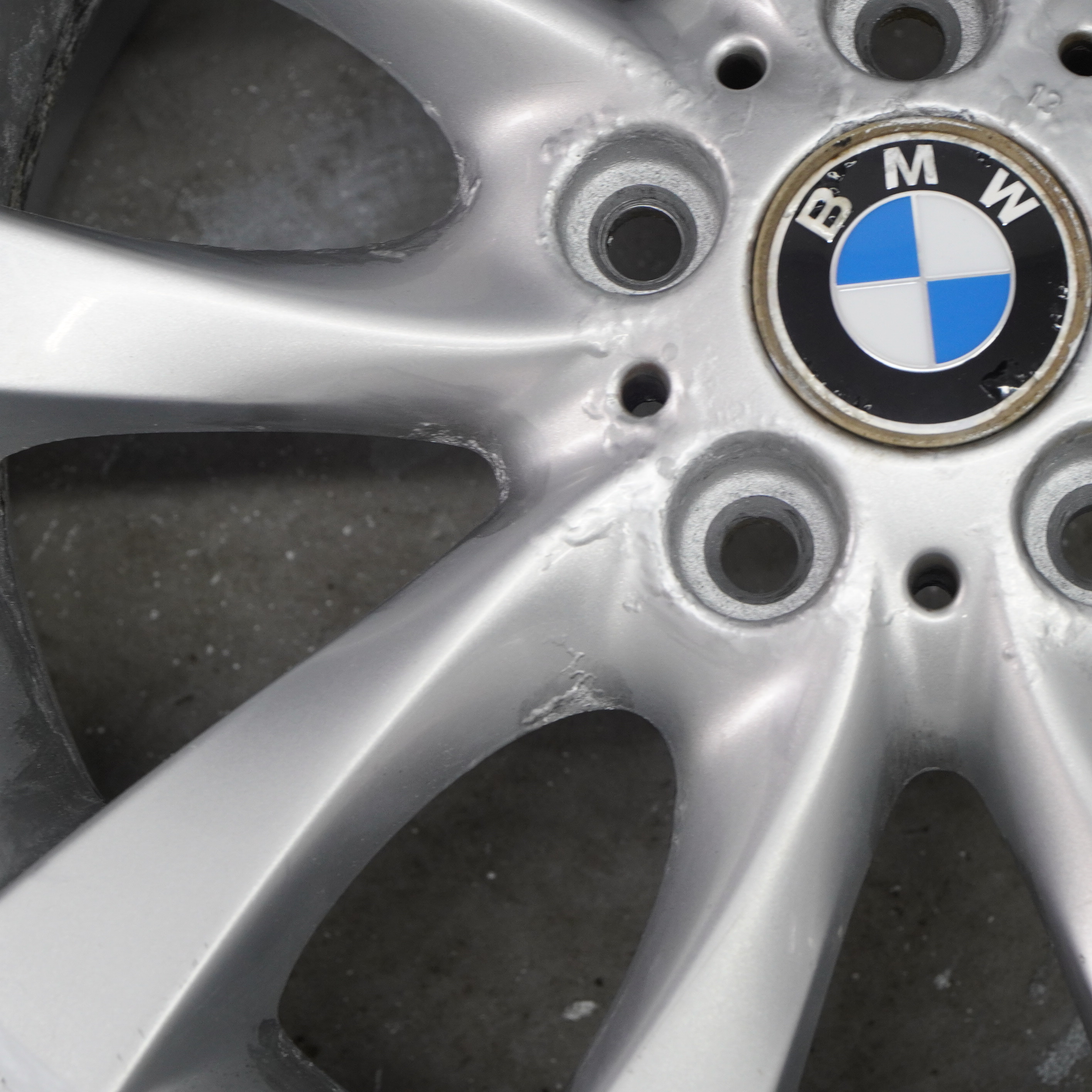 BMW E81 E87 LCI Silber Alu Felge Alufelge 18" V-Speiche 217 7,5J ET:49 6775634