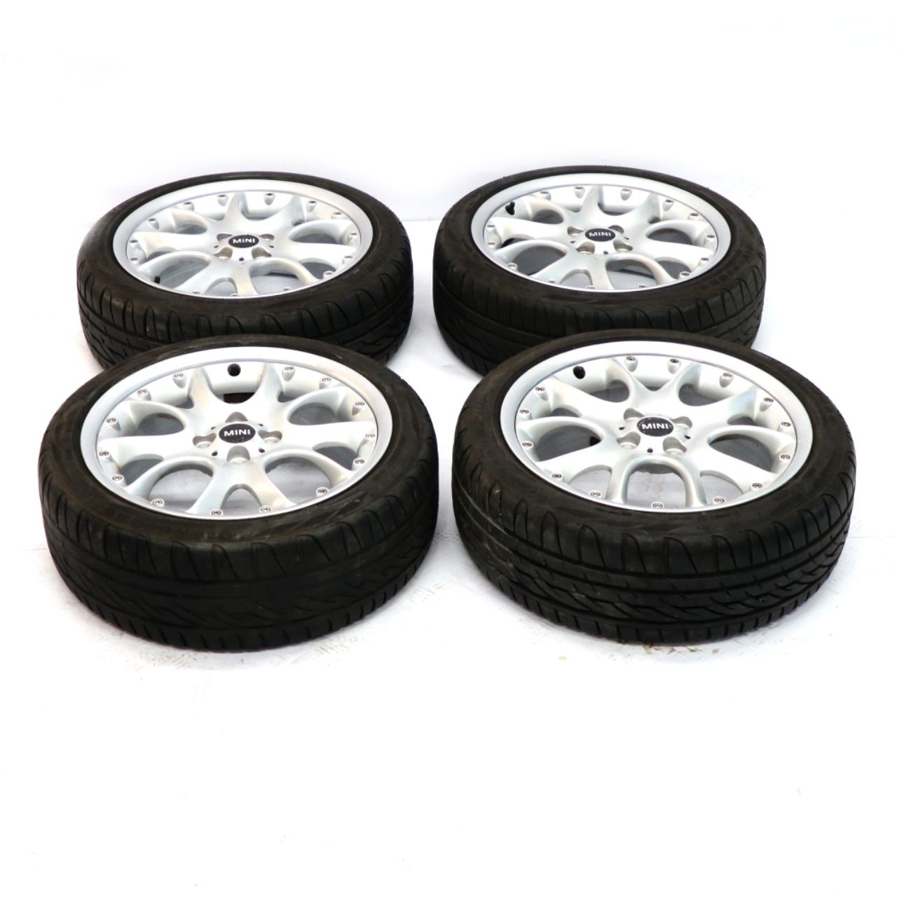 Mini R50 R53 R56 Set 4x Rad Alu Felgen Alufelgen mit Reifen 17" 7J Web Spoke 98