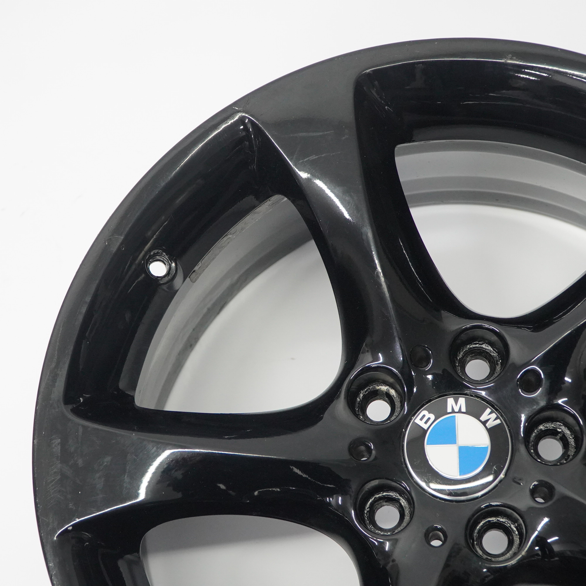 BMW E90 E91 Schwarzes Hinterrad Alufelge 19" Sternspeiche 230 9J ET:39 6779659