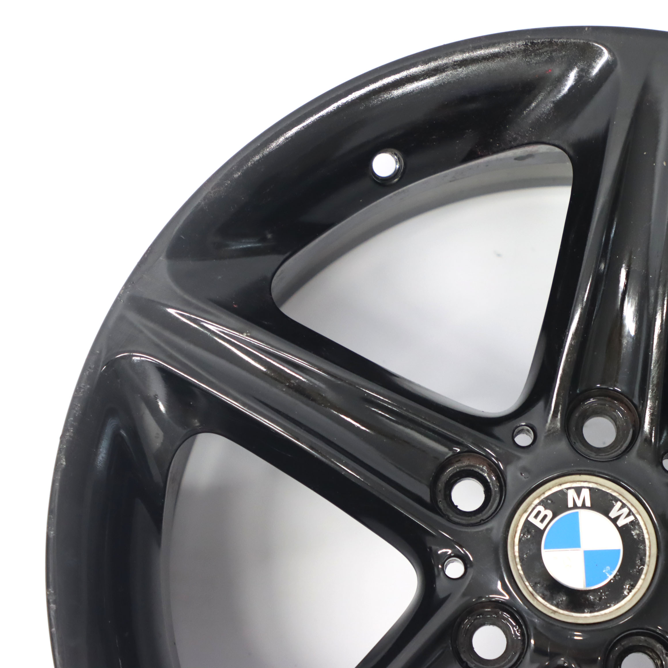 BMW E81 E87 LCI Black Alloy Wheel Rim 18" Star Spoke 264 7,5J ET:49 6779800