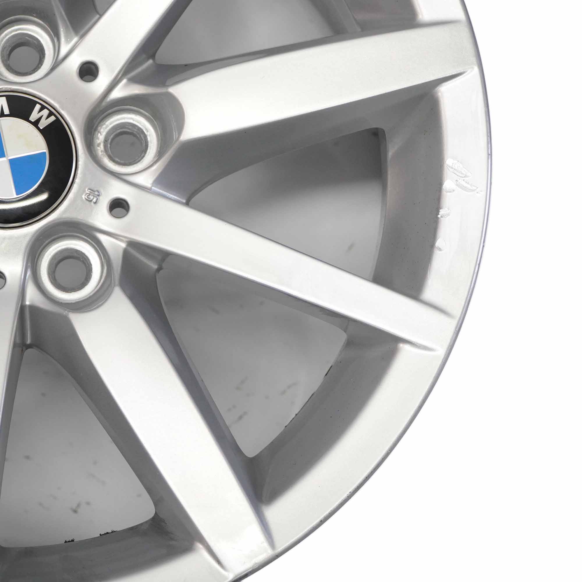 BMW E90 E91 Silber Leichtmetallrad Felge 17" Sternspeiche 286 8J ET:34 6783632