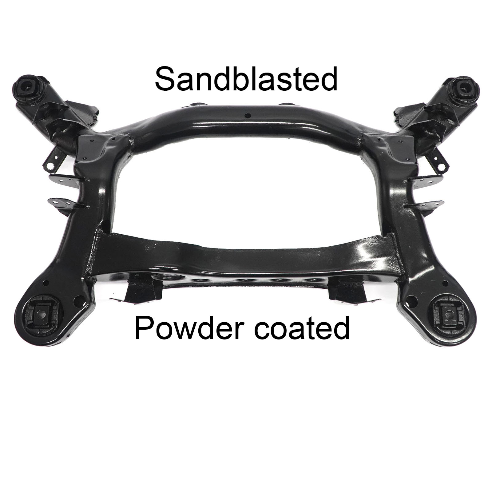 BMW E81 E82 E87 E90 E91 E92 Hinterachsträger Hinterachse Achsträger Gepulvert