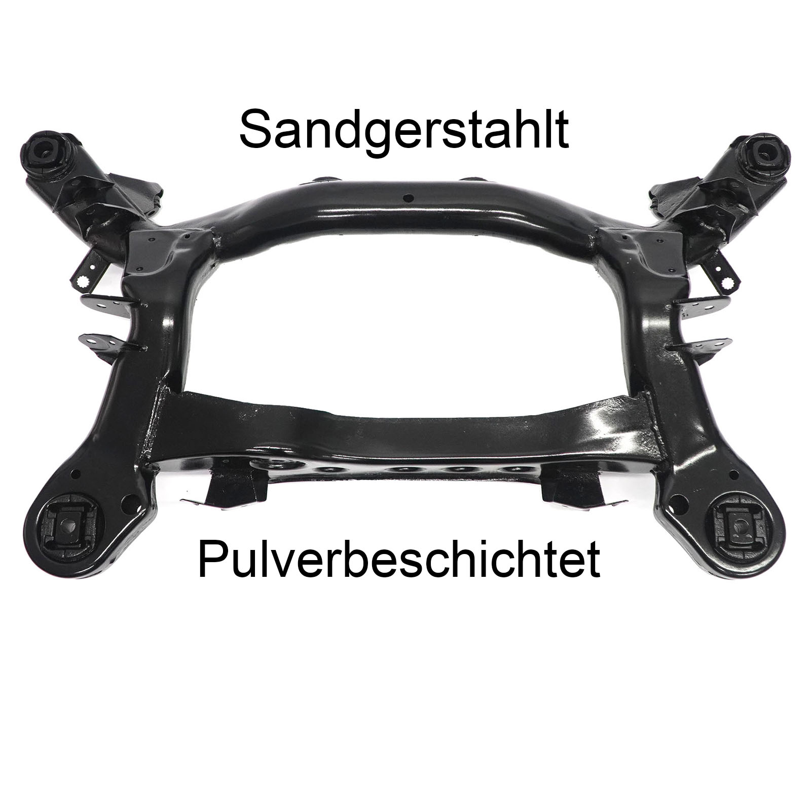 BMW E81 E82 E87 E90 E91 E92 Hinterachsträger Hinterachse Achsträger Gepulvert