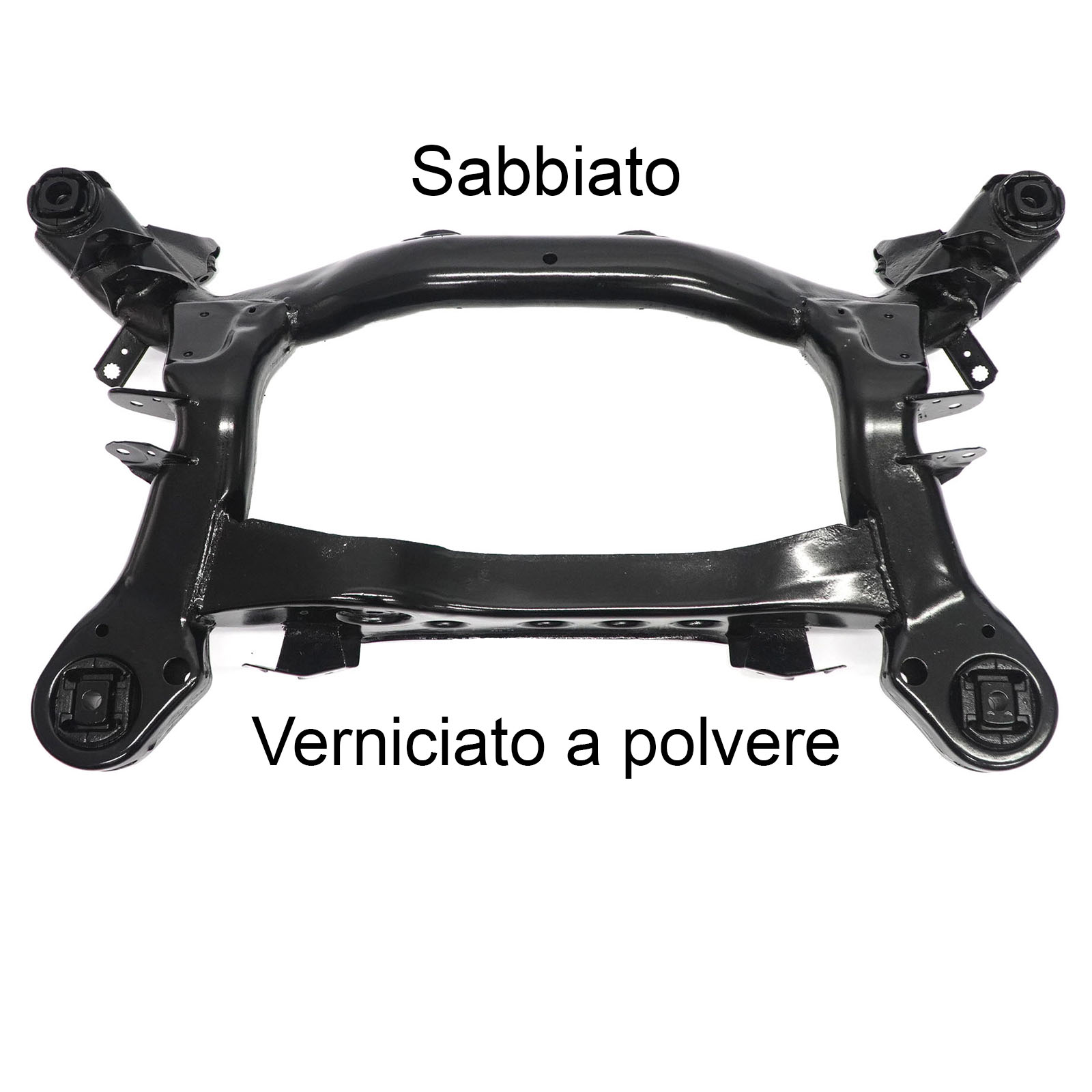 BMW E81 E82 E87 E90 E91 E92 Hinterachsträger Hinterachse Achsträger Gepulvert