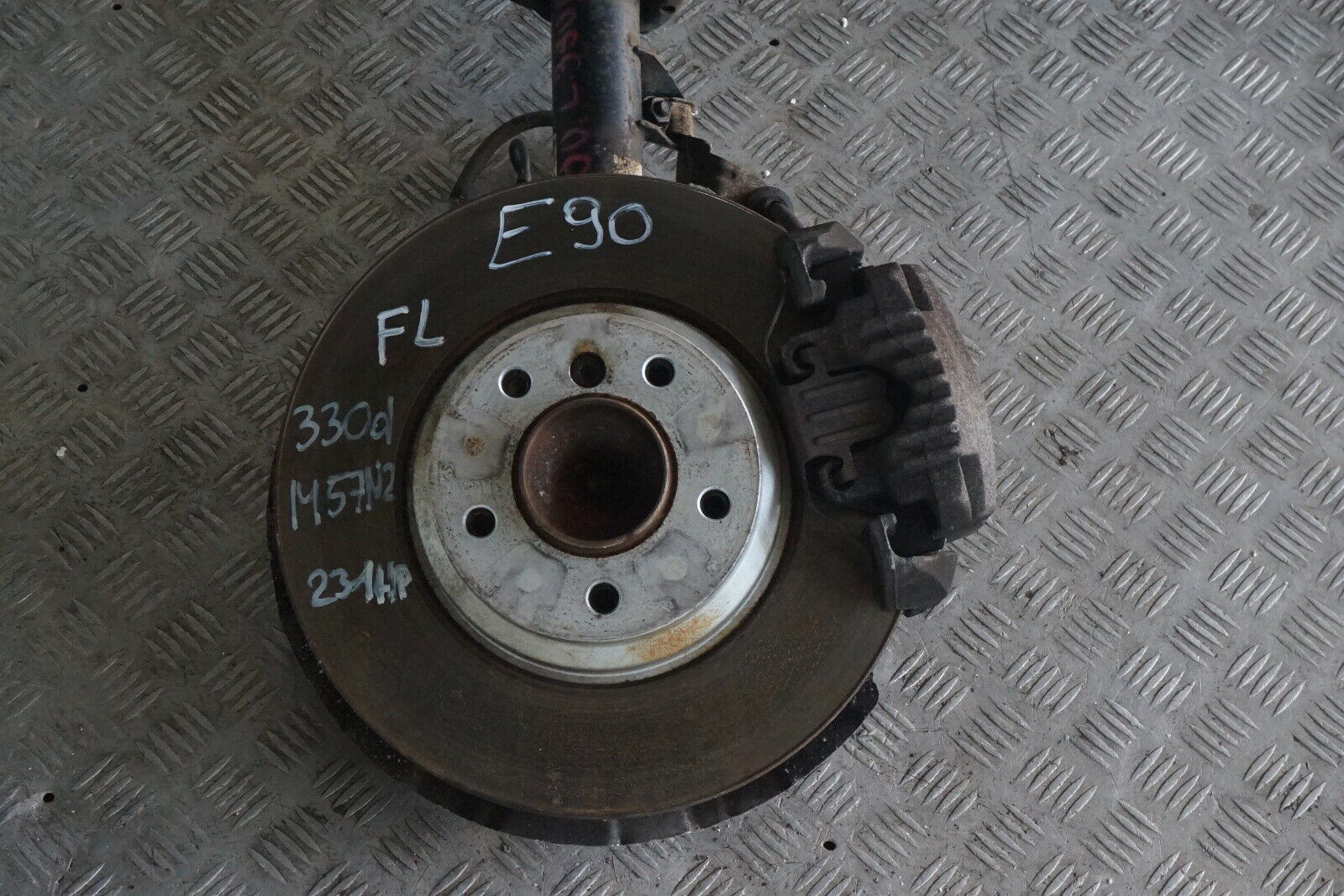 BMW 3 Series E90 330d M57N2 Front Left N/S Spring Strut Brake Suspension Leg