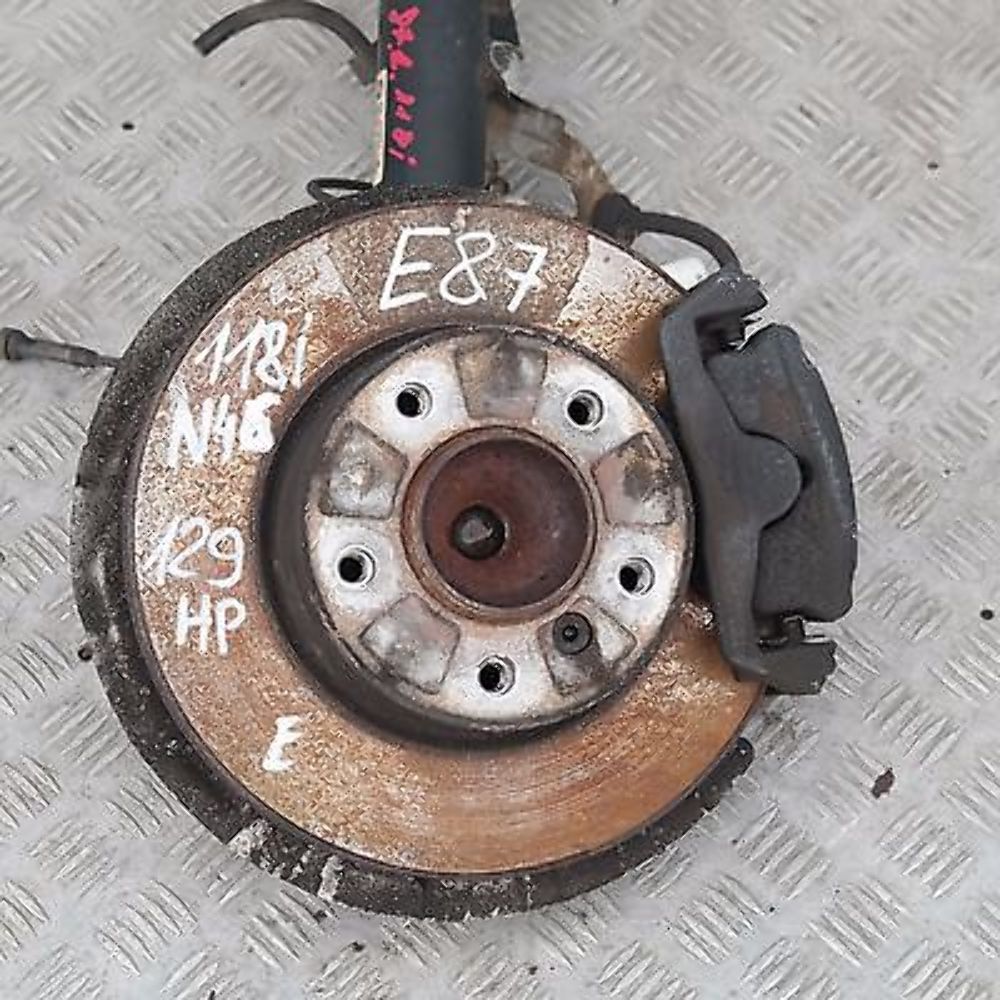 BMW 1 E87 118i N46 Vorne Links Stoßdämpfer Federbein Bremsscheibe Bremssattel