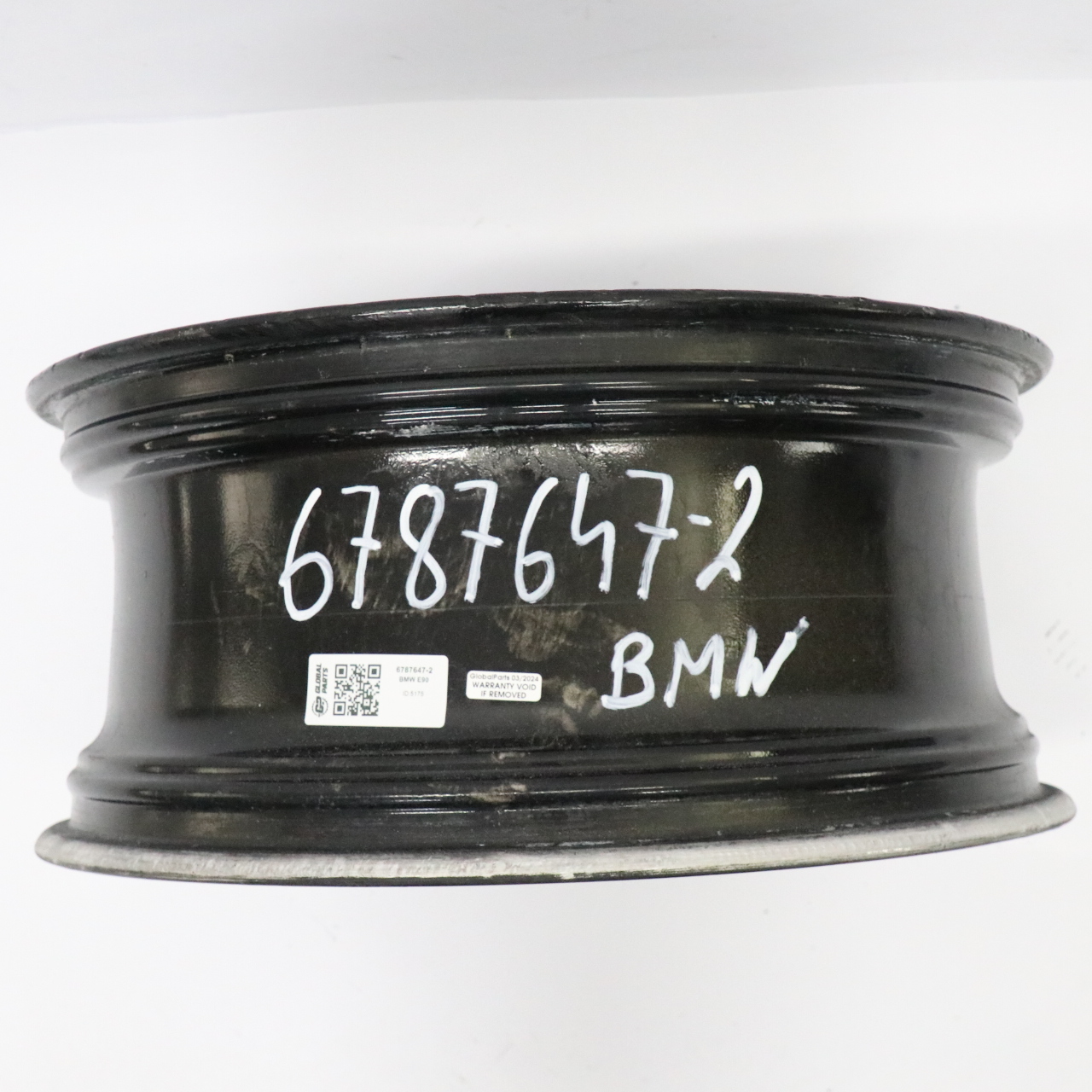 BMW E90 E91 Vorder rad Schwarz Felge 19" M Doppel speiche 313 8J ET:37 6787647