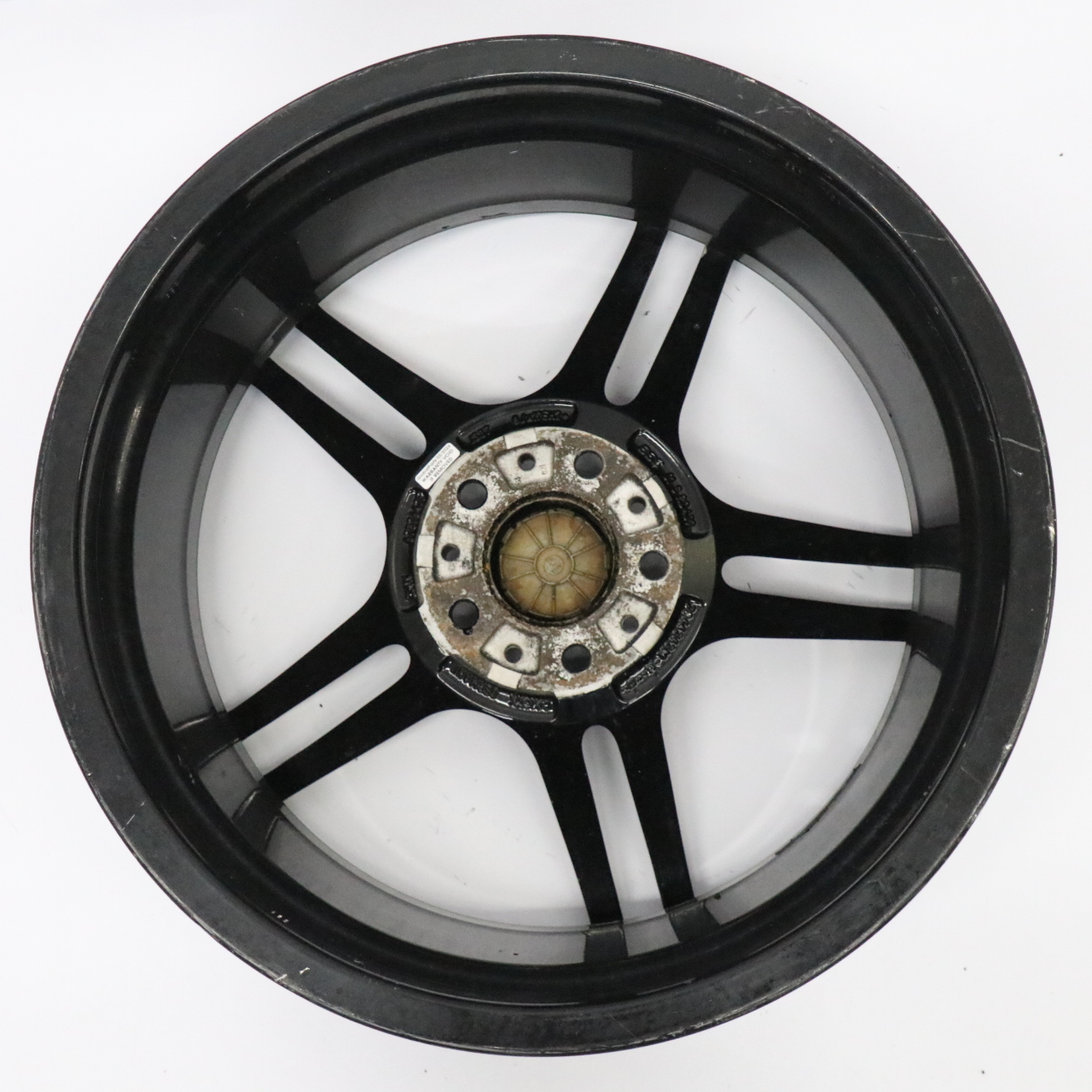 BMW E90 E91 Vorder rad Schwarz Felge 19" M Doppel speiche 313 8J ET:37 6787647