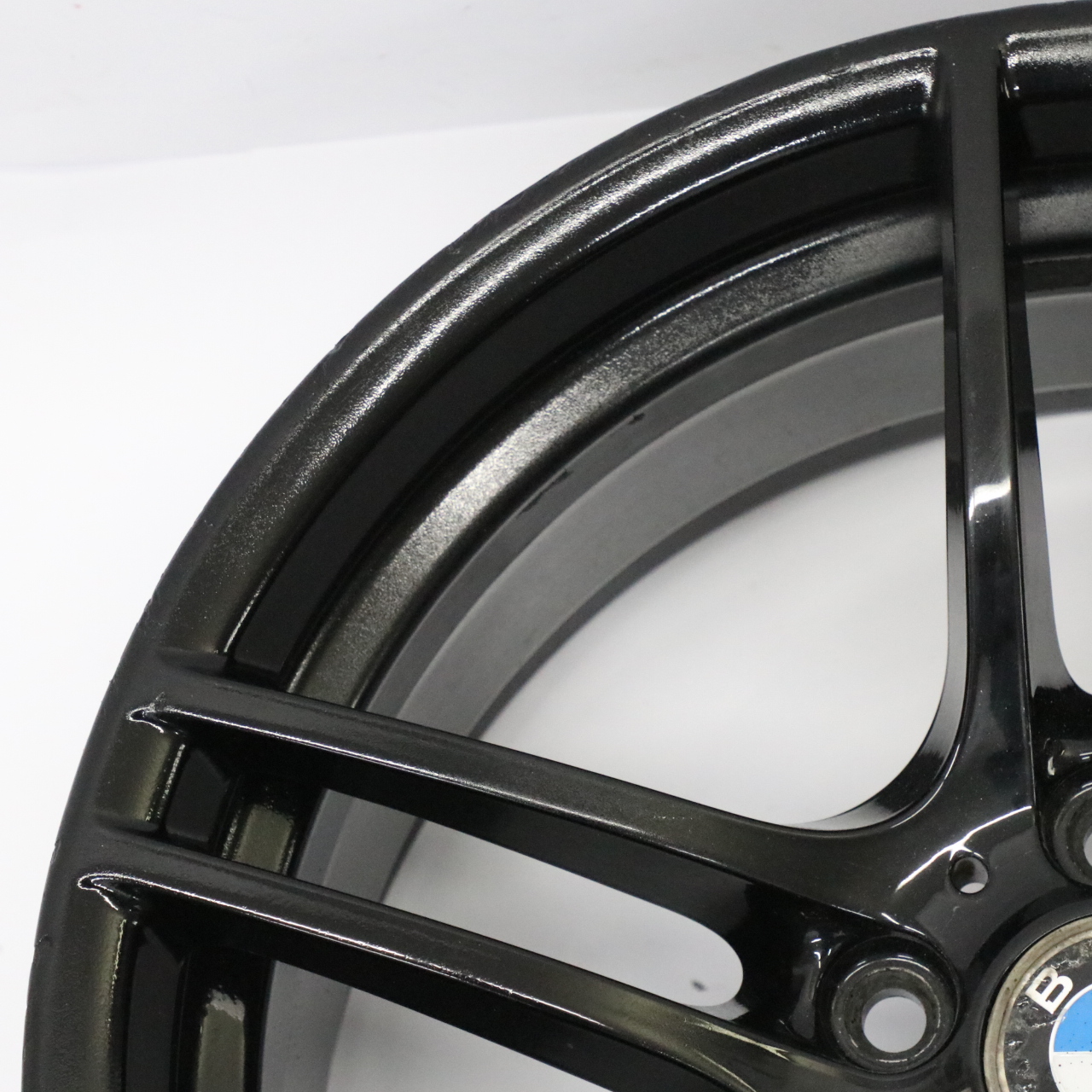 BMW E90 E91 Vorder rad Schwarz Felge 19" M Doppel speiche 313 8J ET:37 6787647