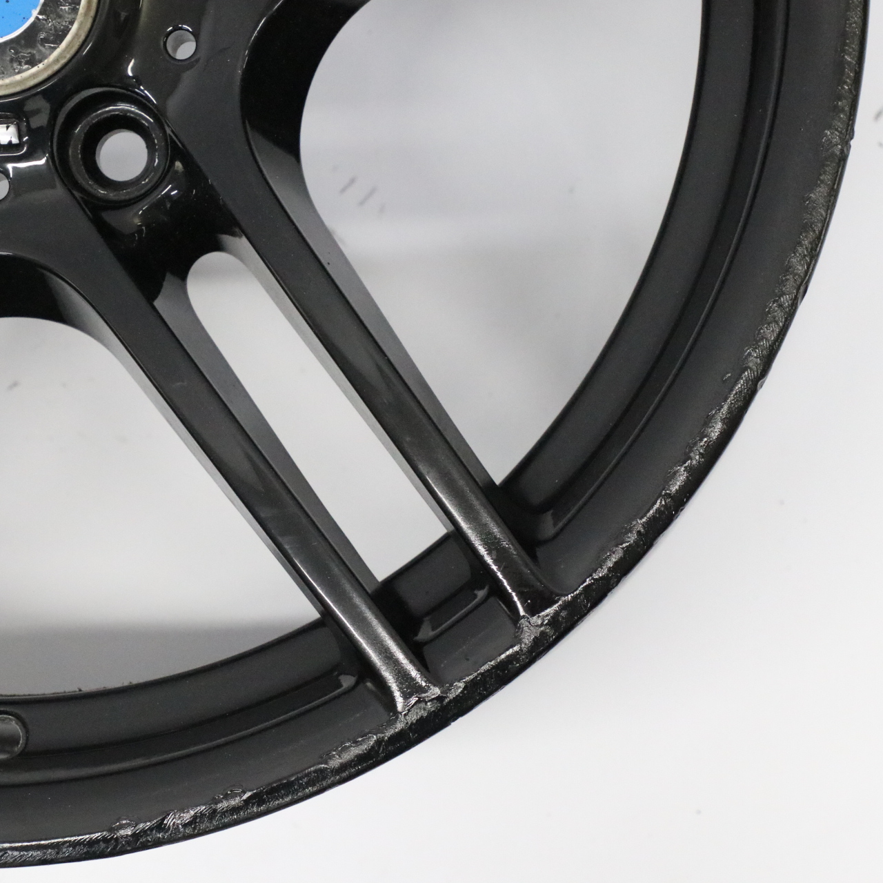 BMW E90 E91 Vorder rad Schwarz Felge 19" M Doppel speiche 313 8J ET:37 6787647