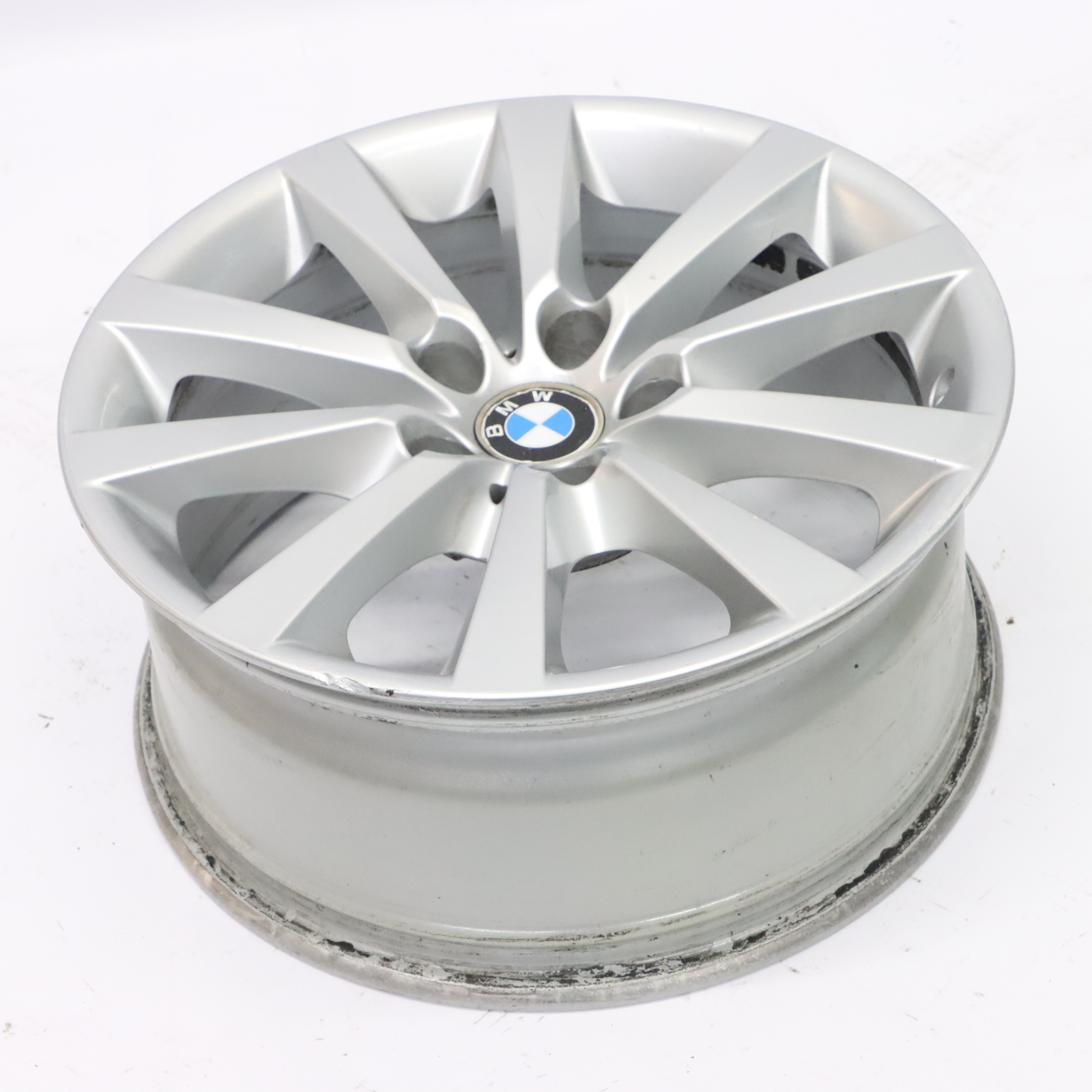 BMW F06 F10 F11 Silber Alu Felge Alufelge 18" V-Speiche 328 8J ET:30 6790173 