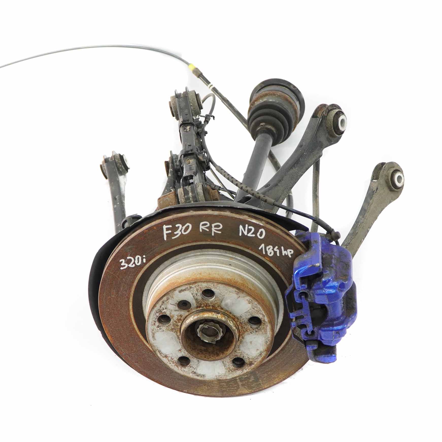 BMW F30 320i N20 184PS Radträger Bremsscheibe Federung Bremse Hinten Rechts