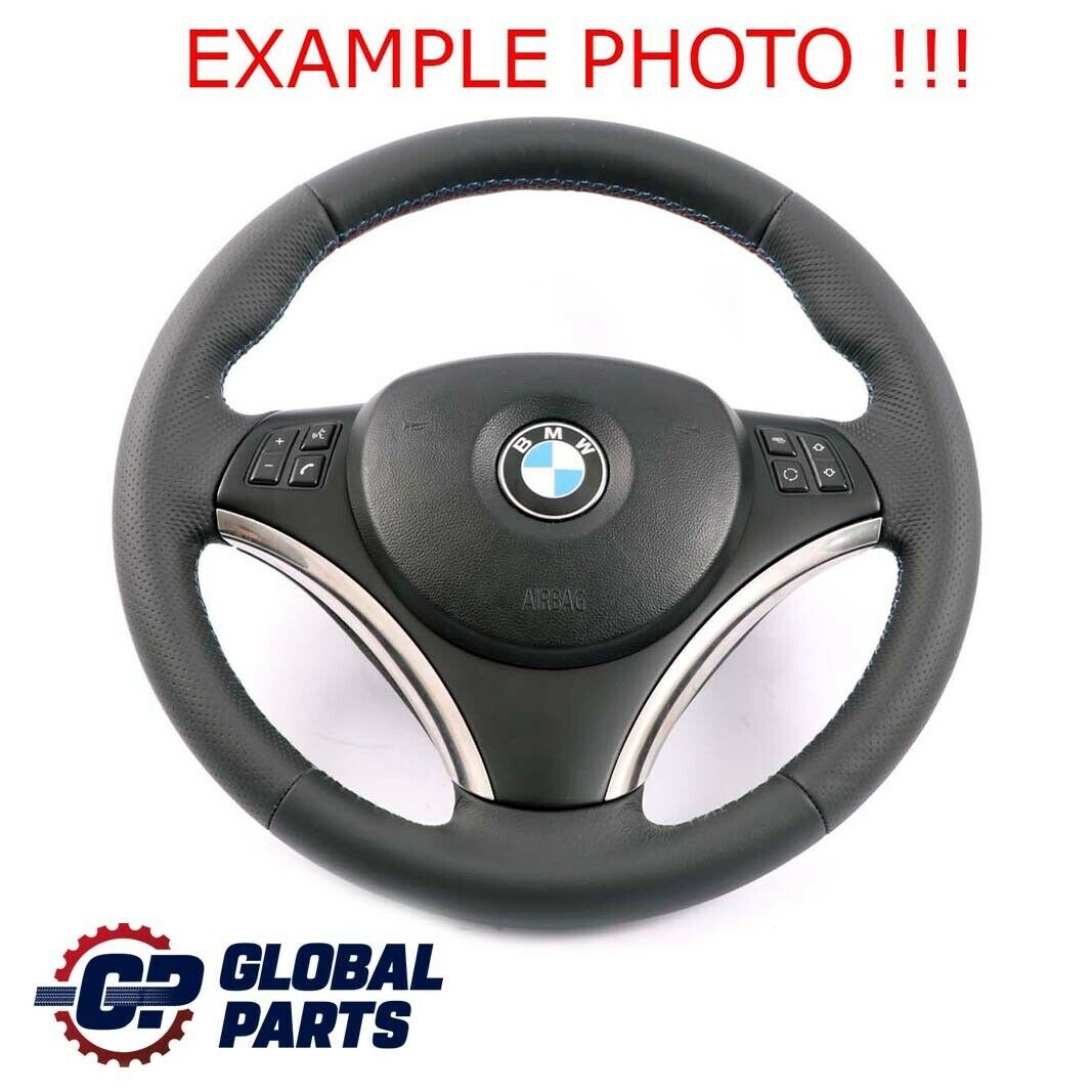 BMW E81 E87 E90 E91 E92 M Sport Look "NEU" Leder Lenkrad Sportlenkrad Tri-colore