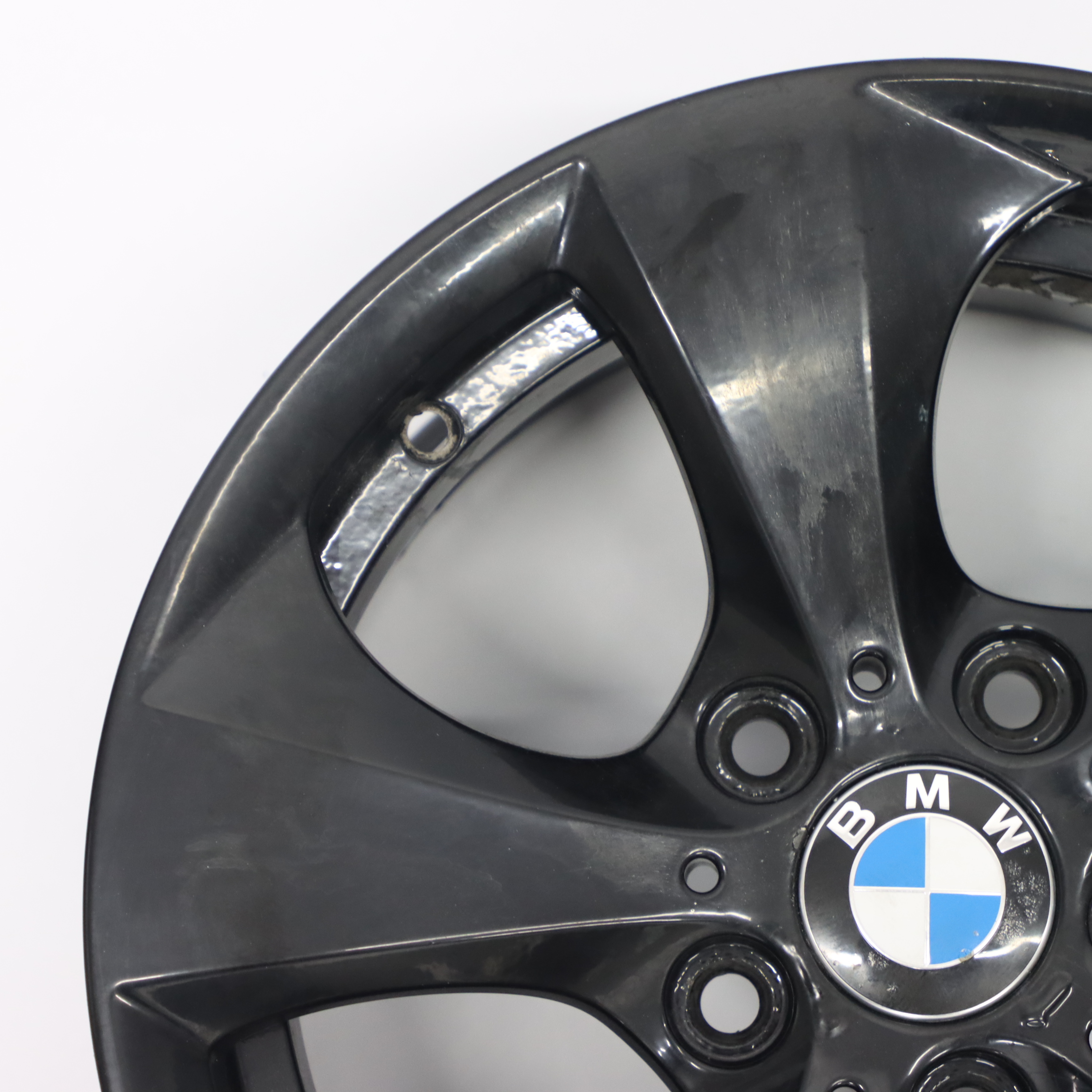 BMW E90 F30 Schwarz Rechts Leicht metall felge 16" Streamline ET:31 7J 6795806