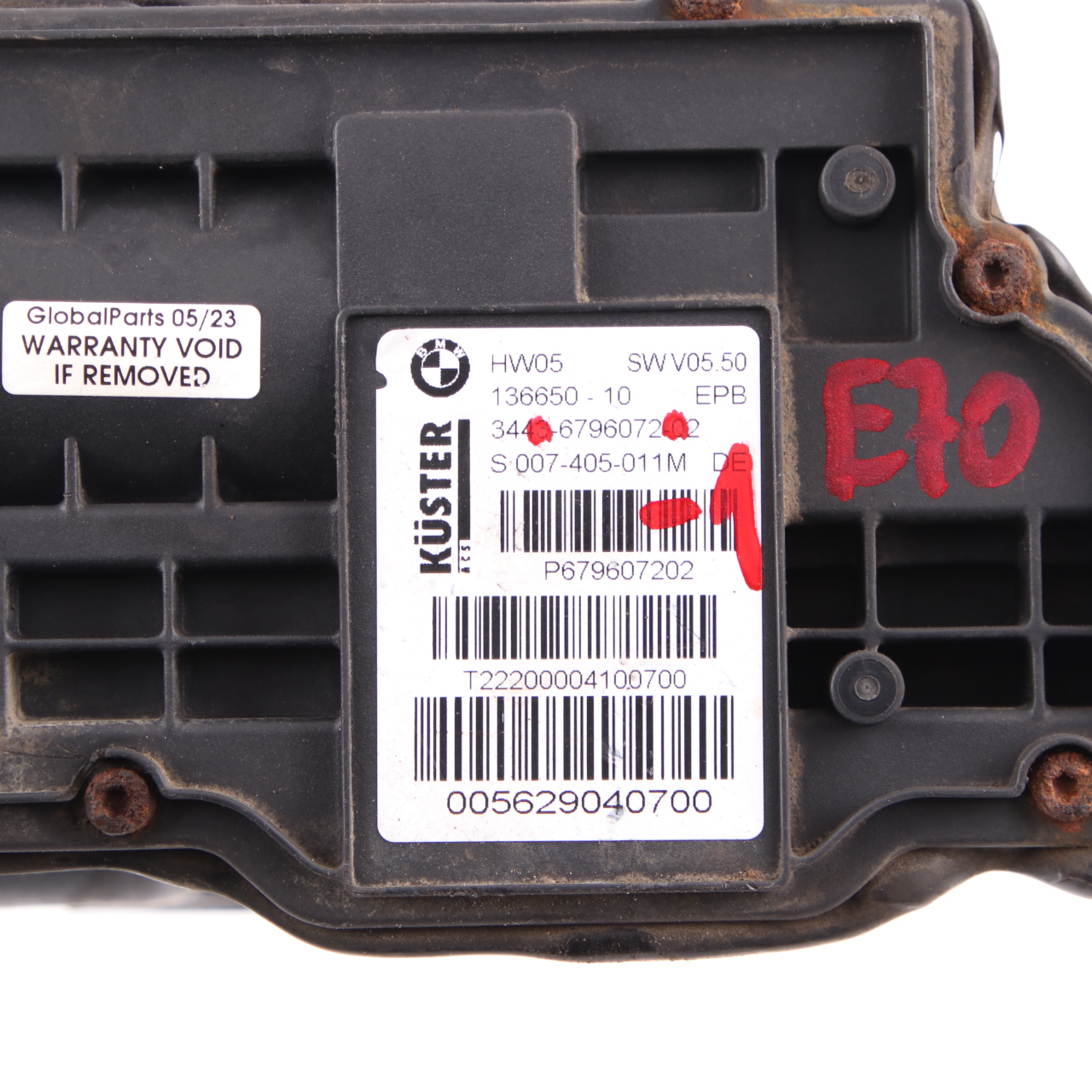 BMW E70 E71 Elektronische Handbremse Parkbremse Aktuator Steuergerät 6796072