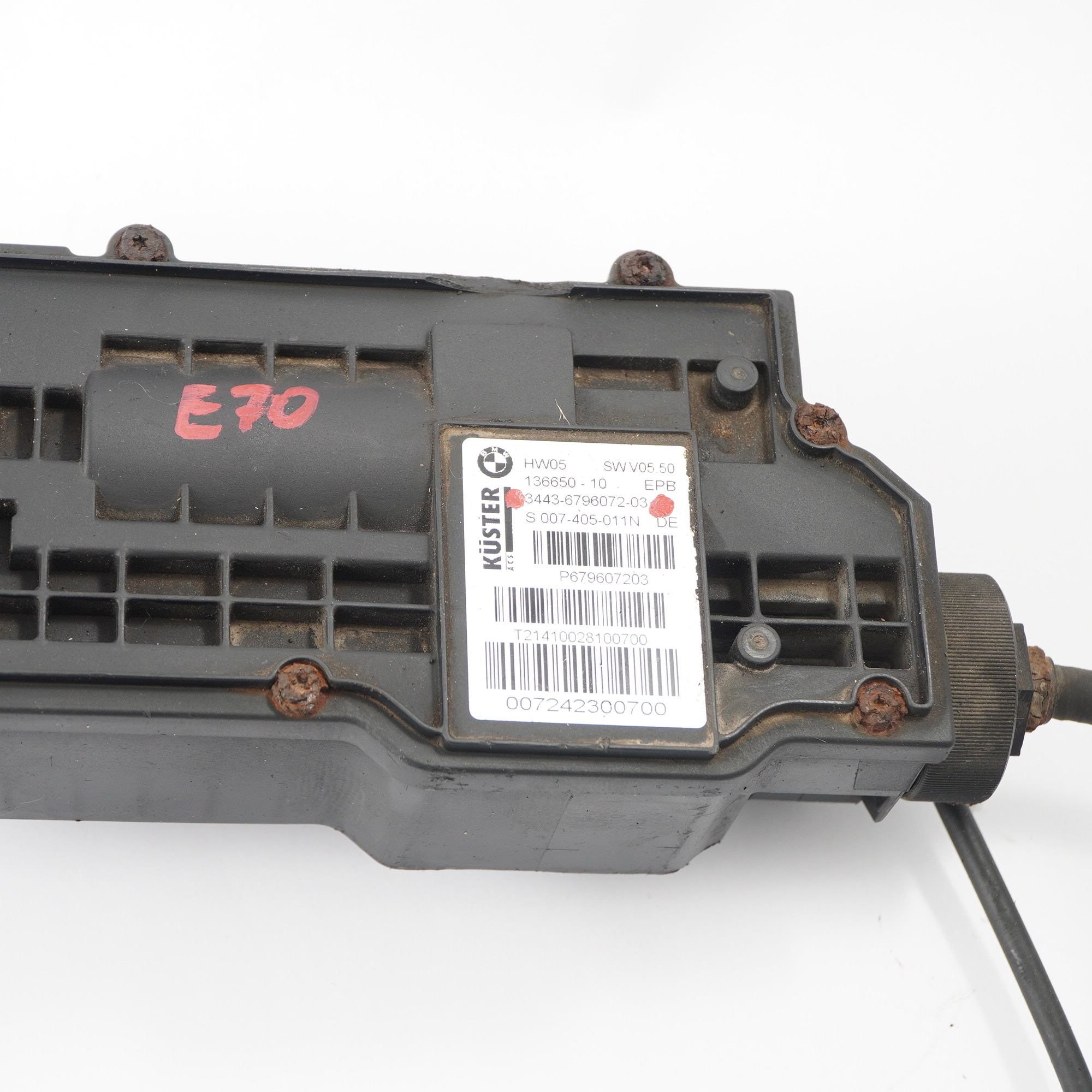 BMW E70 E71 Elektronische Handbremse Parkbremse Aktuator Steuergerät 6796072