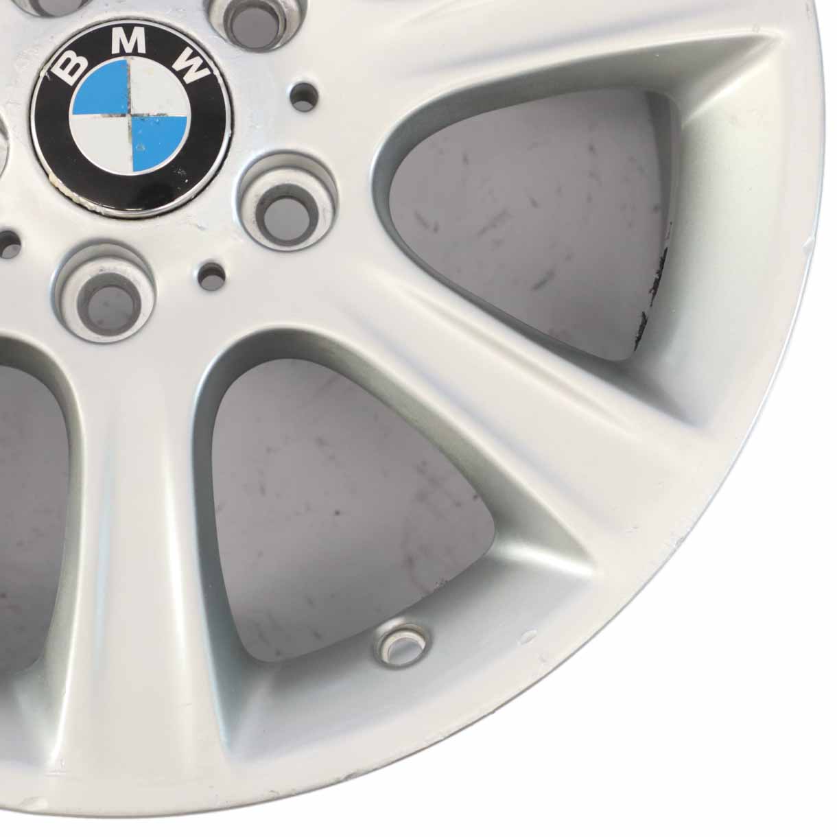 BMW F30 F31 Silberne Leichtmetallfelge 17" 7,5J Sternspeiche 394 ET:34 6796243