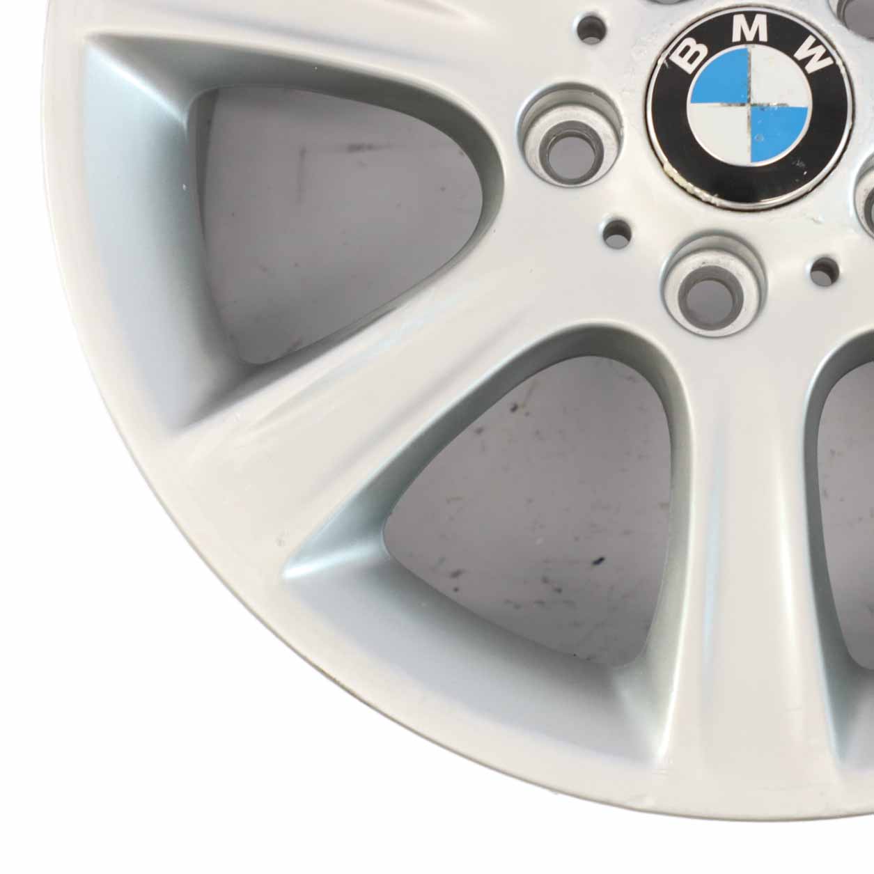 BMW F30 F31 Silberne Leichtmetallfelge 17" 7,5J Sternspeiche 394 ET:34 6796243