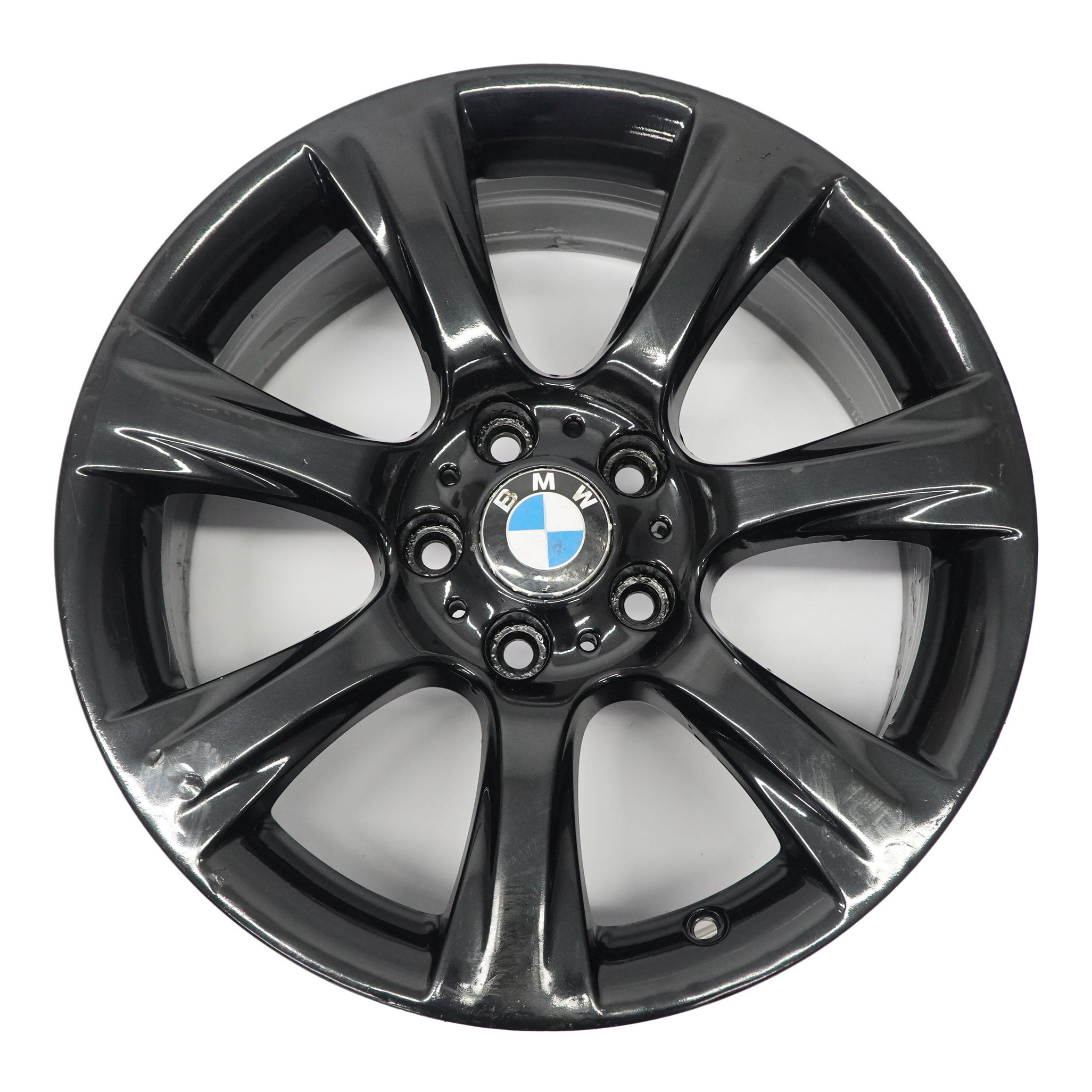 BMW F30 F31 F32 F33 Schwarzes Leicht metall rad Felge 18" 8J ET:34 6796246