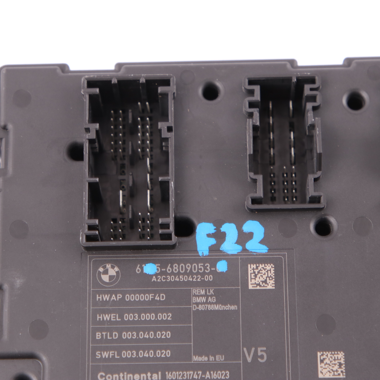 BMW F20 F22 F30 Rückseite Modul REM Sicherung Kasten Steuerung Einheit V5 ECU 